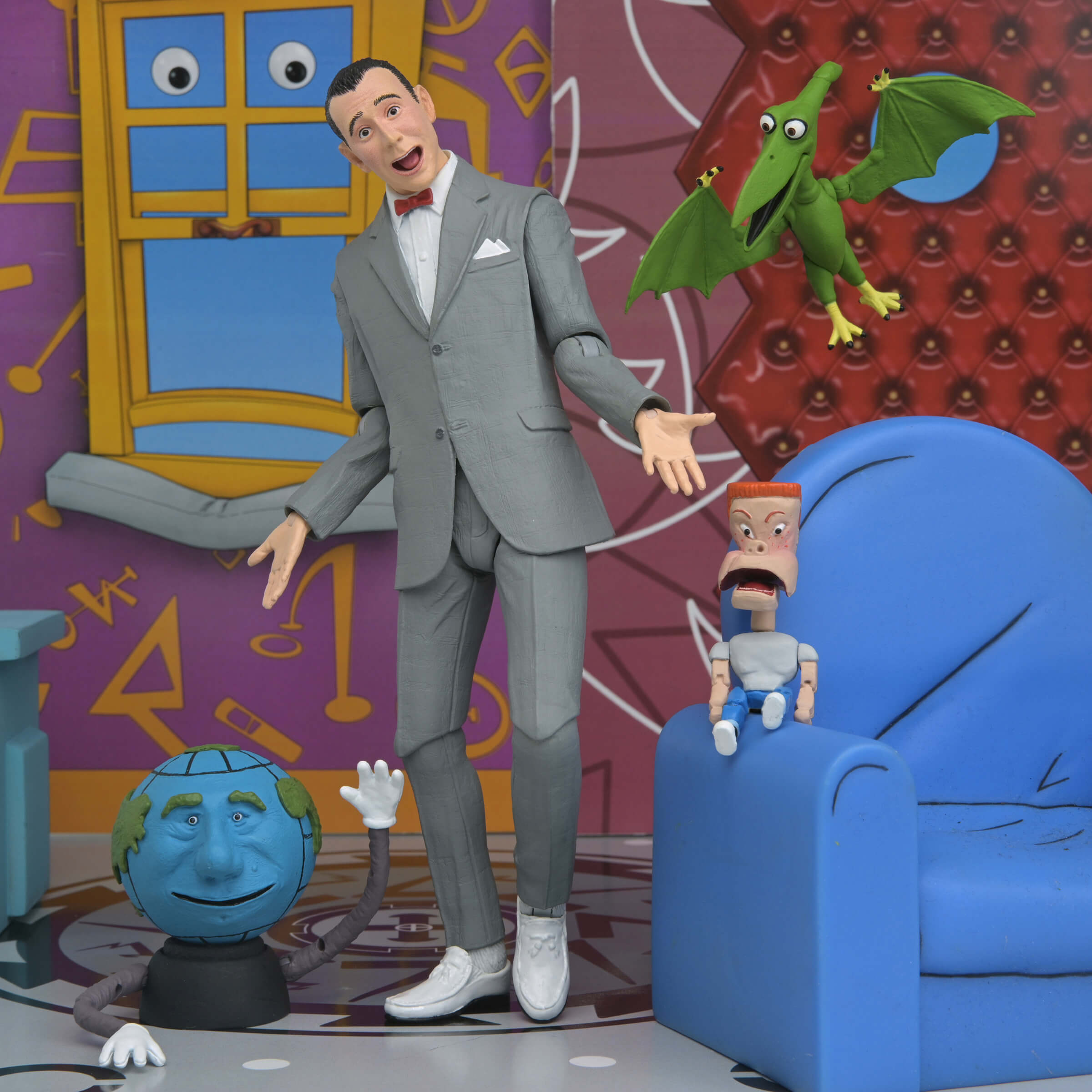 Pee-Wee's Playhouse Ultimate Pee-Wee Herman & Pals Action Figure Set Gallery Image 4