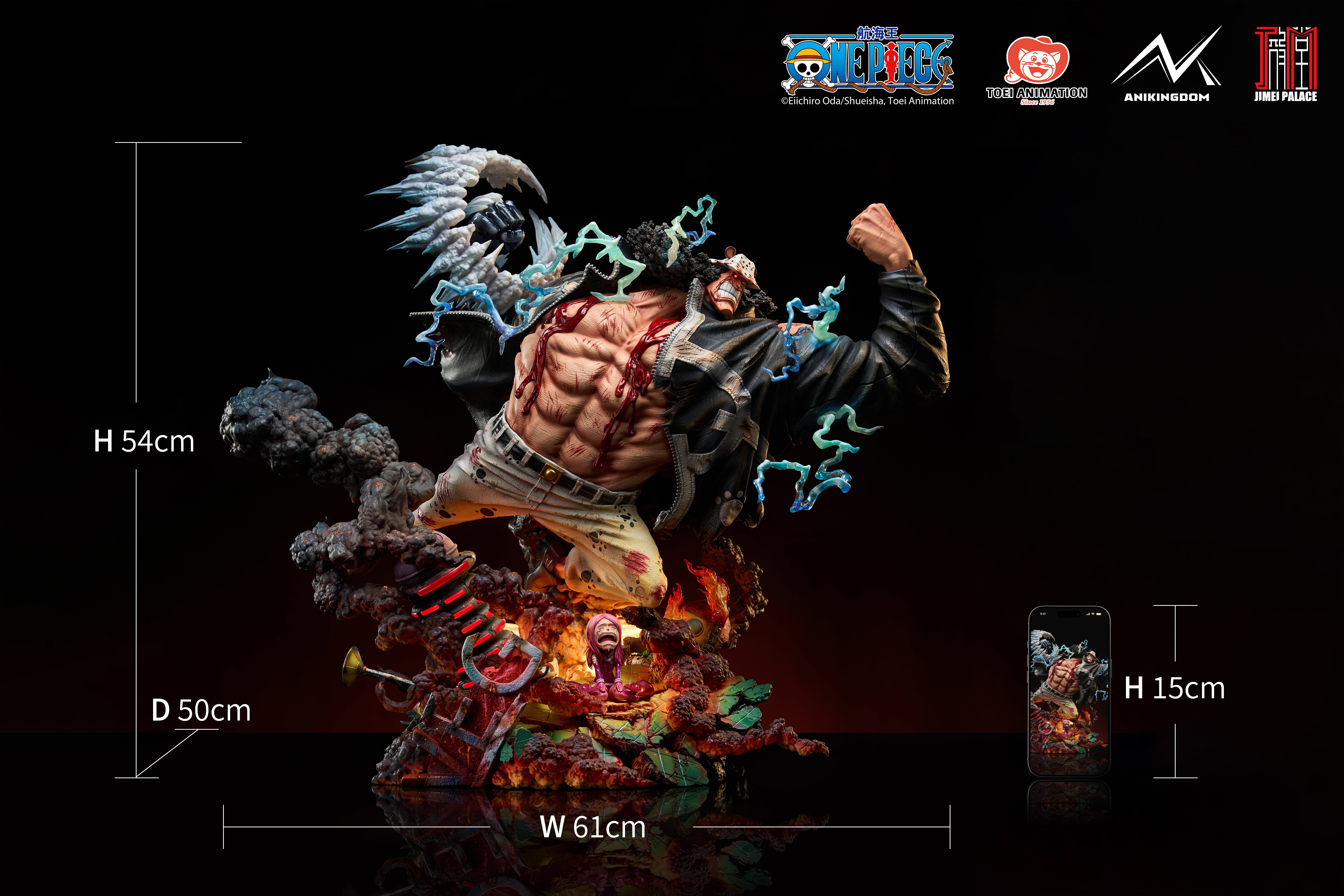 世*亀様 motto_kuma A&N 10th Anniversary mod One Piece Bartholomew Kuma Limited Edition Statue