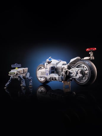 Chang'an Guard Mecha Traffic Enforcer Bike and Robo-Dog 1/12 Scale Accessory Kit Gallery Image 2