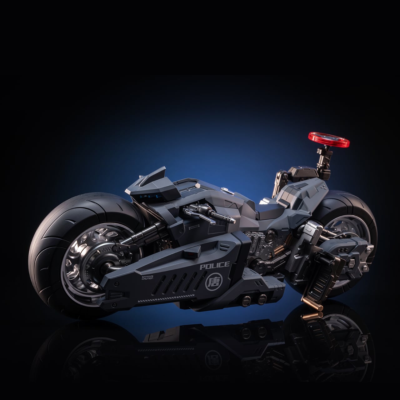 Chang'an Guard Mecha SWAT Officer Bike and Robo-Dog 1/12 Scale
