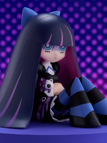 New Panty & Stocking with Garterbelt Stocking (Anarchy) Noodle Stopper Figure Gallery Image 2
