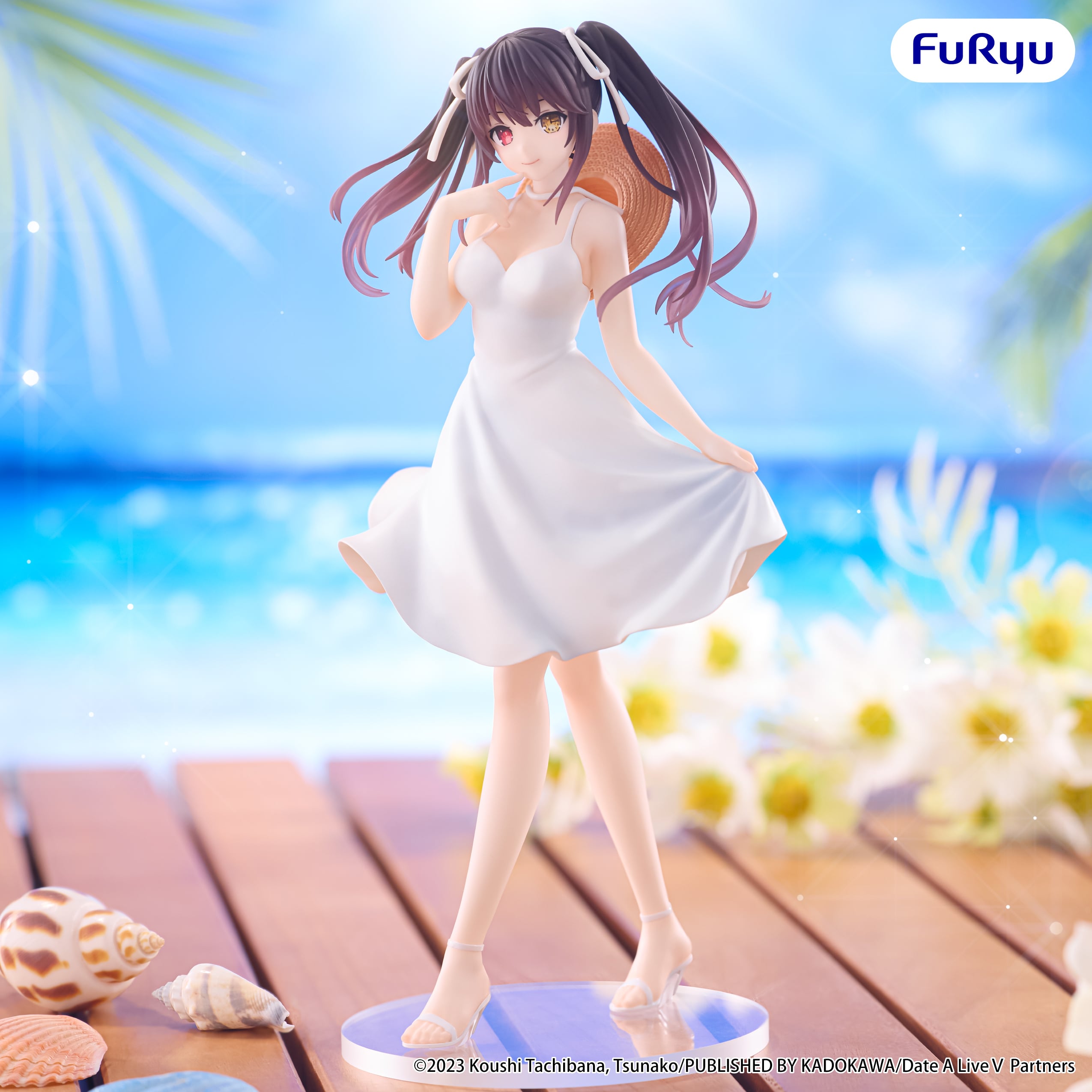 トップス Kurumi Date A Live V Kurumi Tokisaki (Summer Dress) Figure