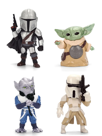 Star Wars: The Mandalorian and Grogu MetalFigs 2.5-Inch Mini Figure Four-Pack Gallery Image 2