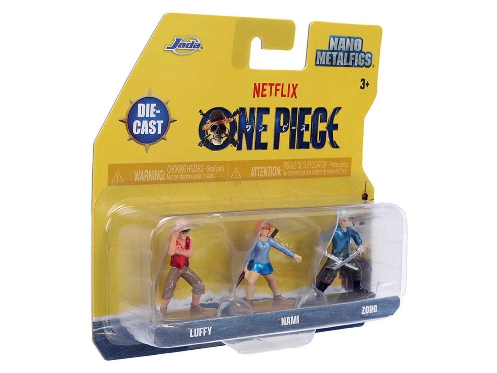 新品未使用⭐︎nala⭐︎v cut one peace One Piece (Netflix) Nano MetalFigs Figure 3-Pack