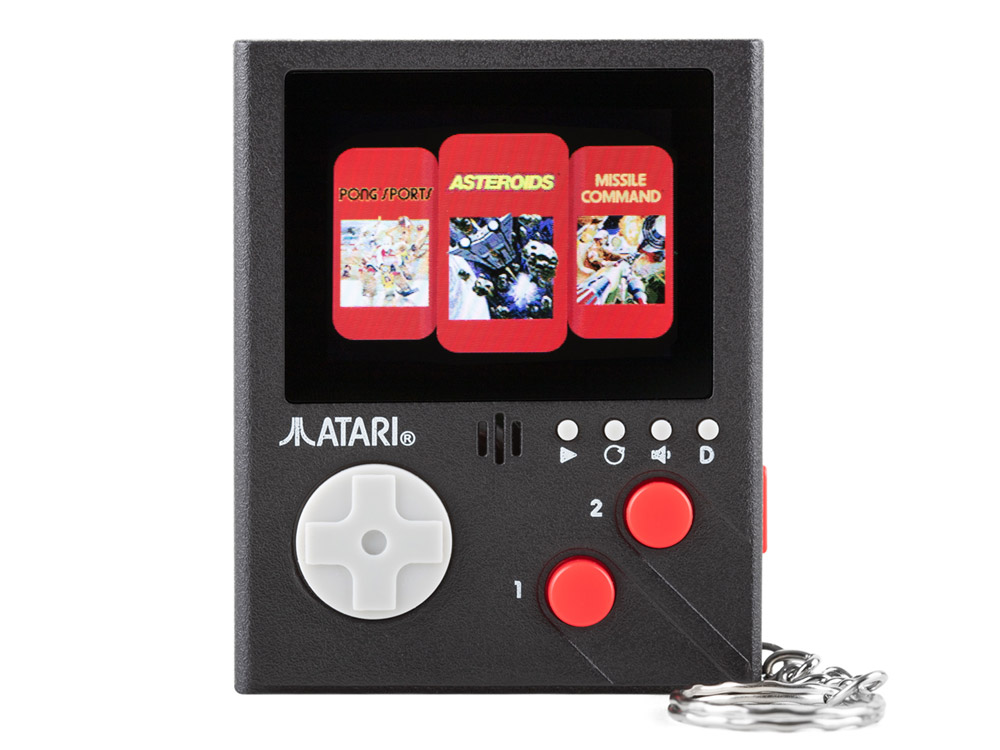 Atari 3-in-1 Gaming Keyring Gallery Image 1