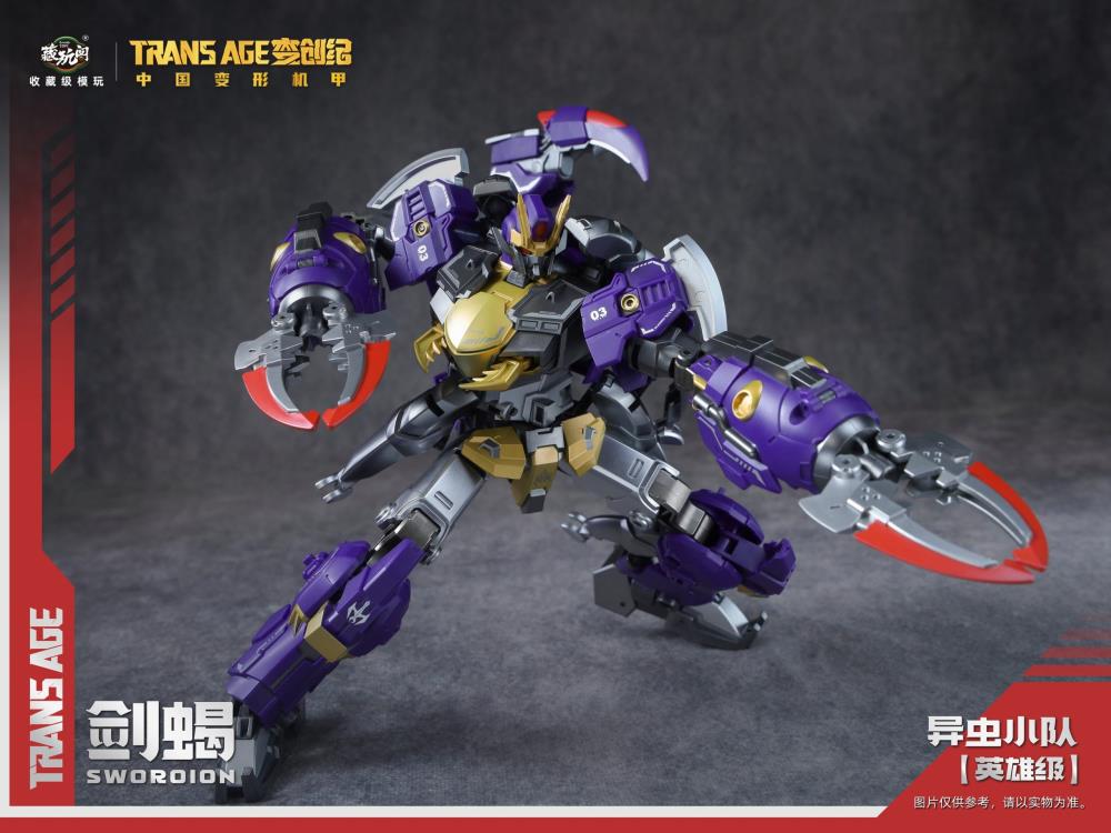 Trans Age Insect Squad Series Blacanidae, Axeetle and Swordion Three Figure Set Gallery Image 27