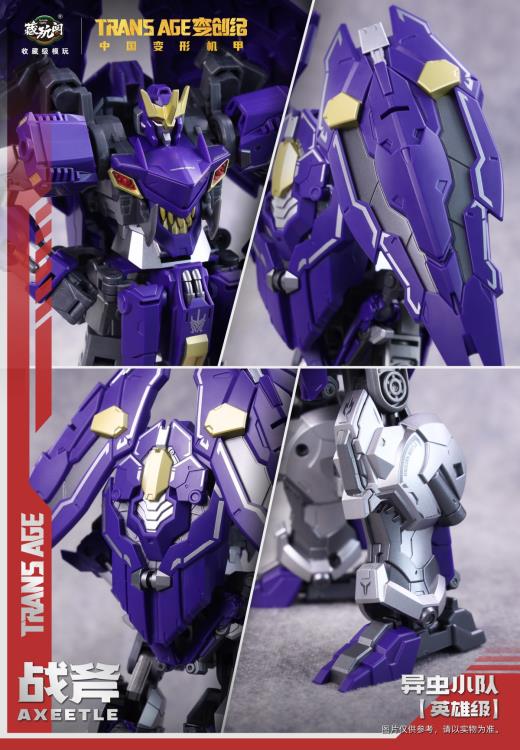 Trans Age Insect Squad Series Blacanidae, Axeetle and Swordion Three Figure Set Gallery Image 17