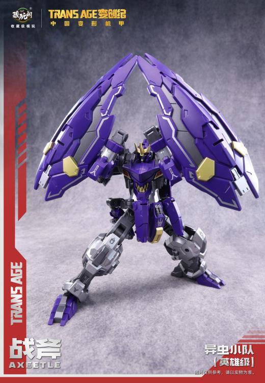 Trans Age Insect Squad Series Blacanidae, Axeetle and Swordion Three Figure Set Gallery Image 8