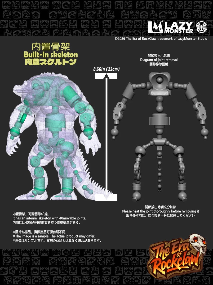 The Era of Rockclaw C01 Fofana Bruteskull Action Figure Gallery Image 12