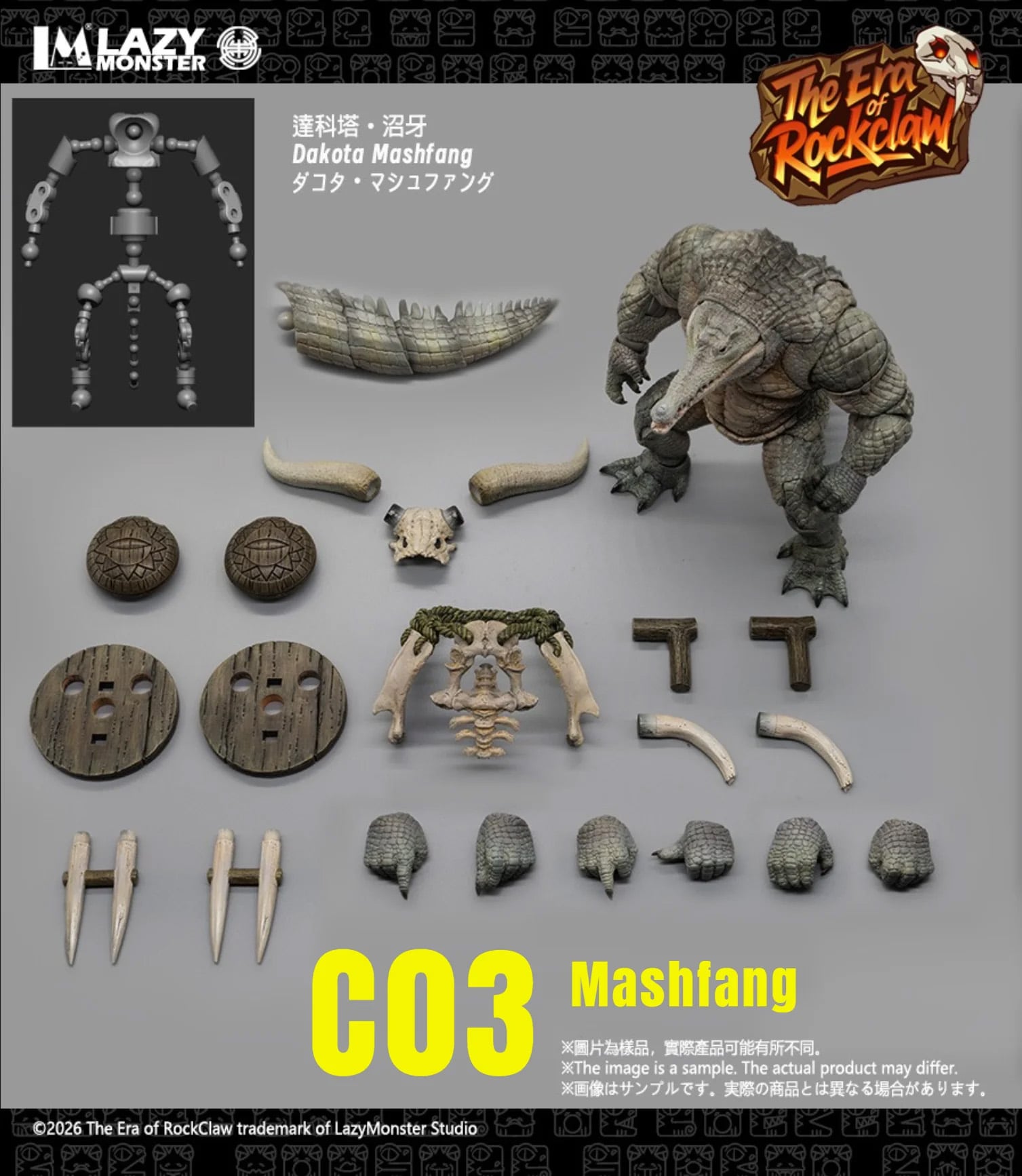 The Era of Rockclaw C03 Dakota Mashfang Action Figure Gallery Image 14