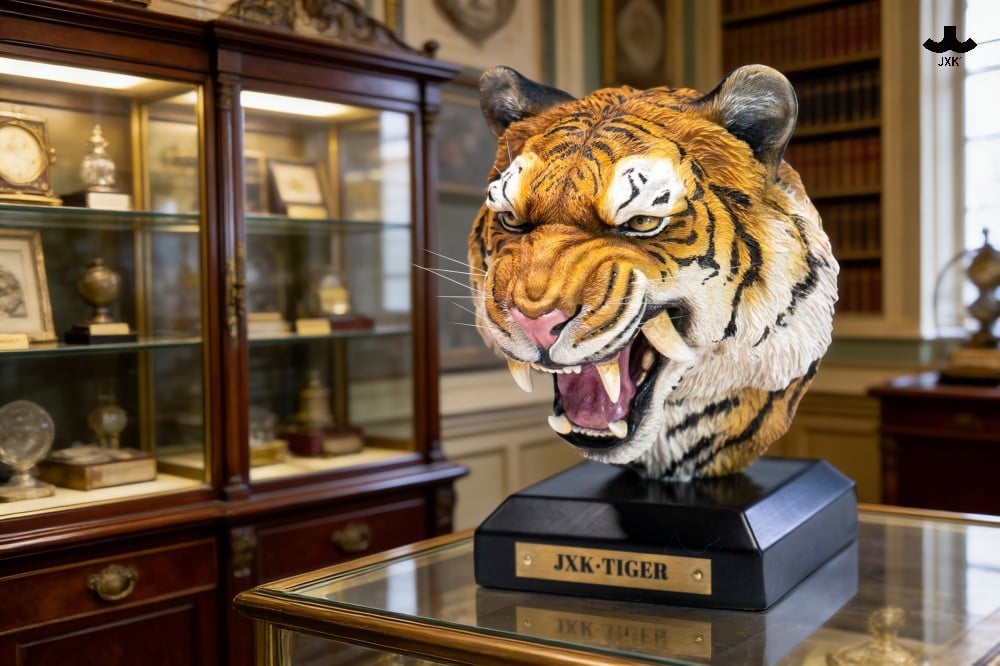 Tiger Head Bust Statue Gallery Image 16