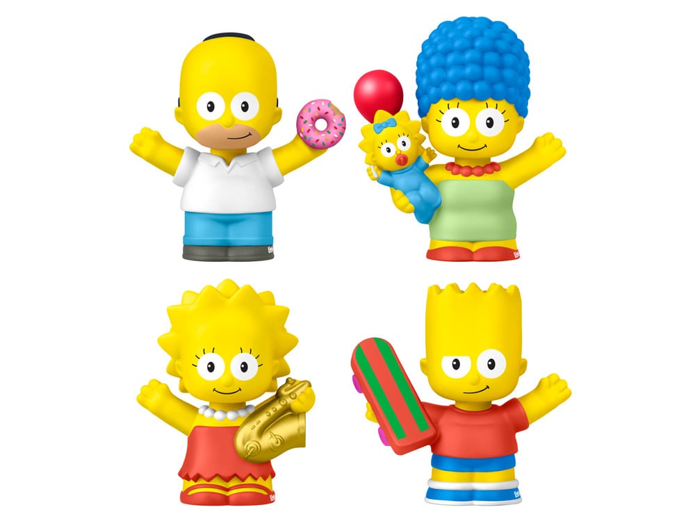 The Simpsons Little People Collector Four-Pack Gallery Image 1
