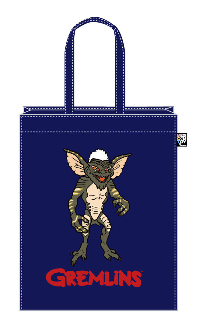 Gremlins Stripe Embroidery Tote Bag