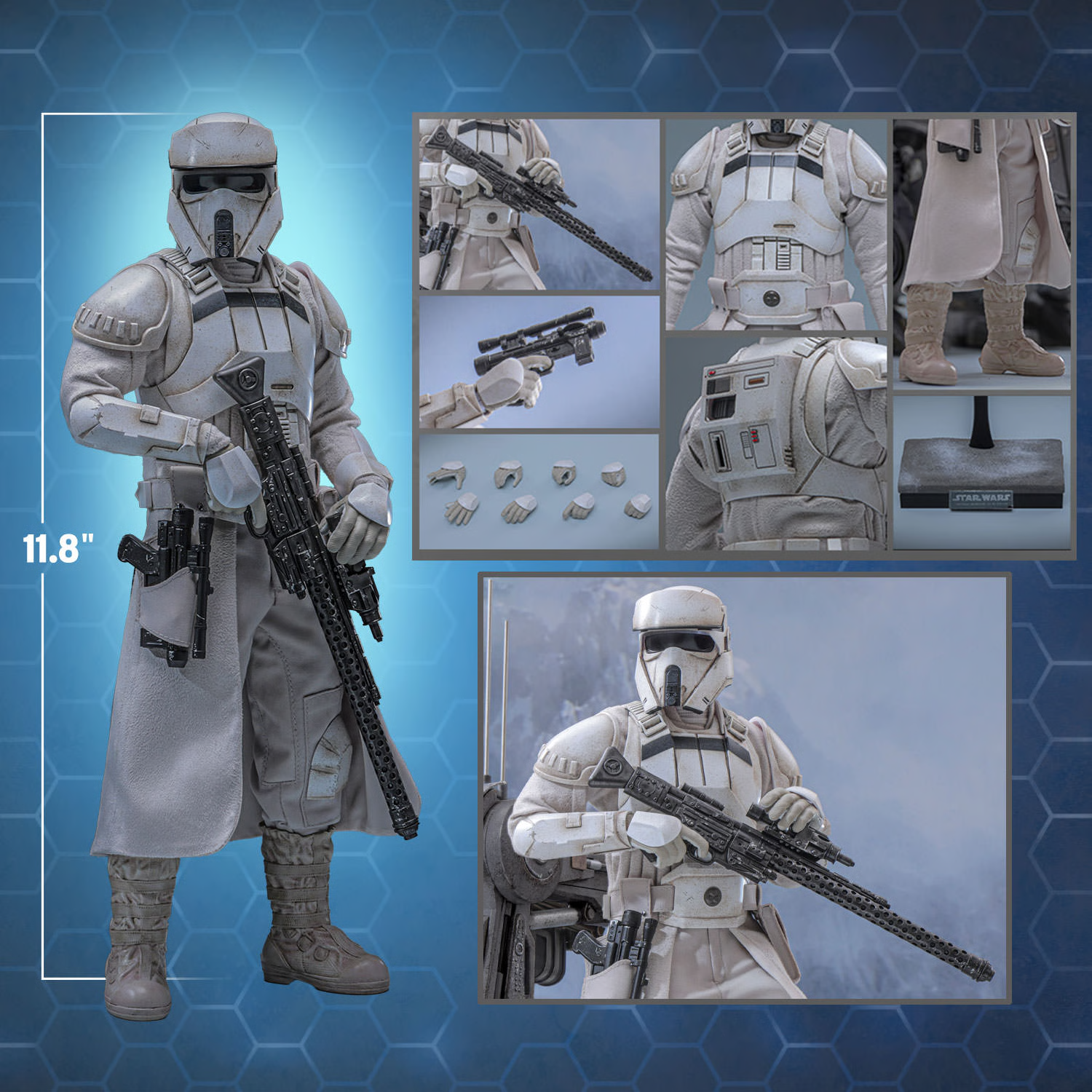 Star Wars: The Mandalorian & Grogu MMS853 Imperial Remnant AT-RT Driver 1/6th Scale Collectible Figure Gallery Image 9