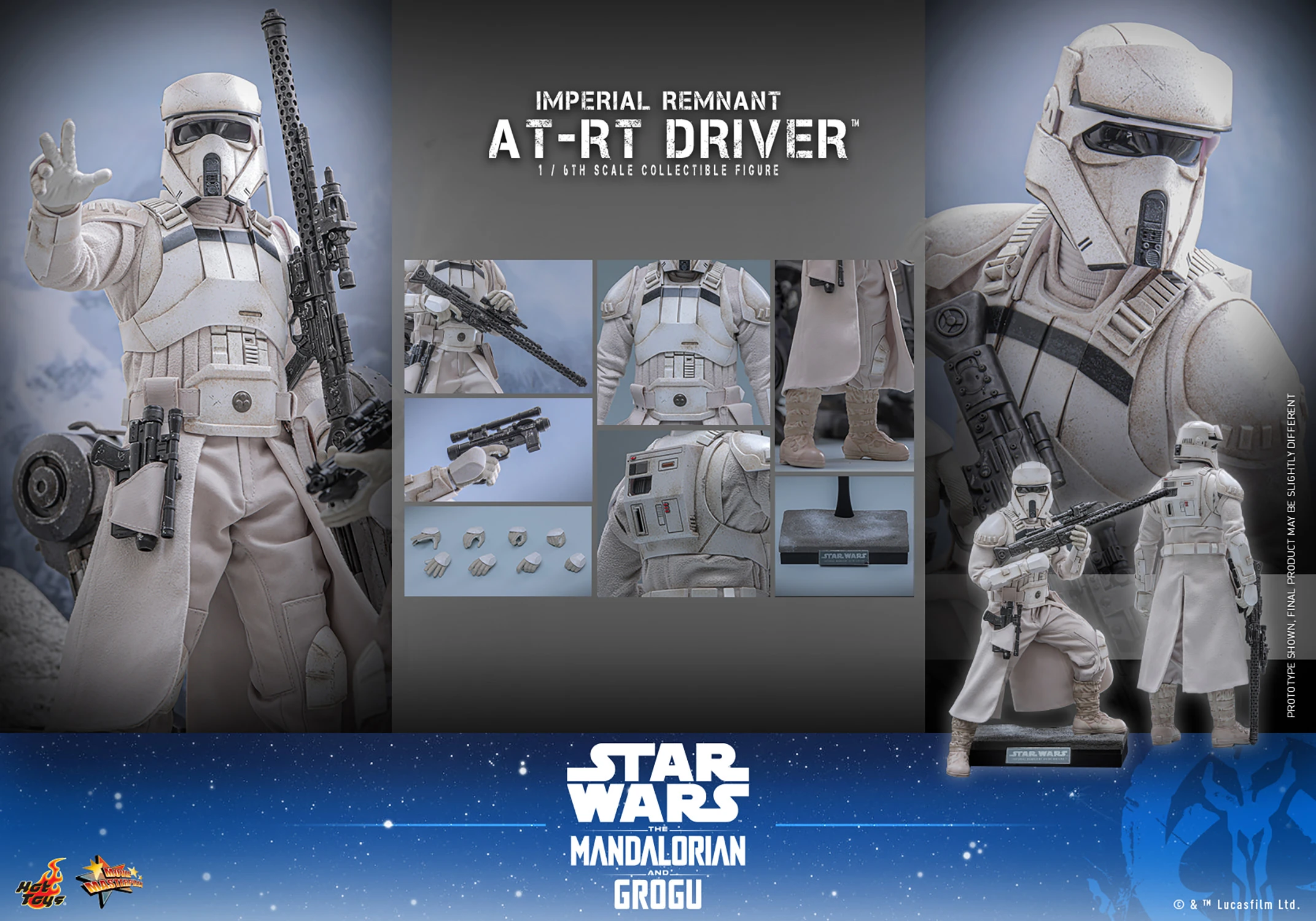 Star Wars: The Mandalorian & Grogu MMS853 Imperial Remnant AT-RT