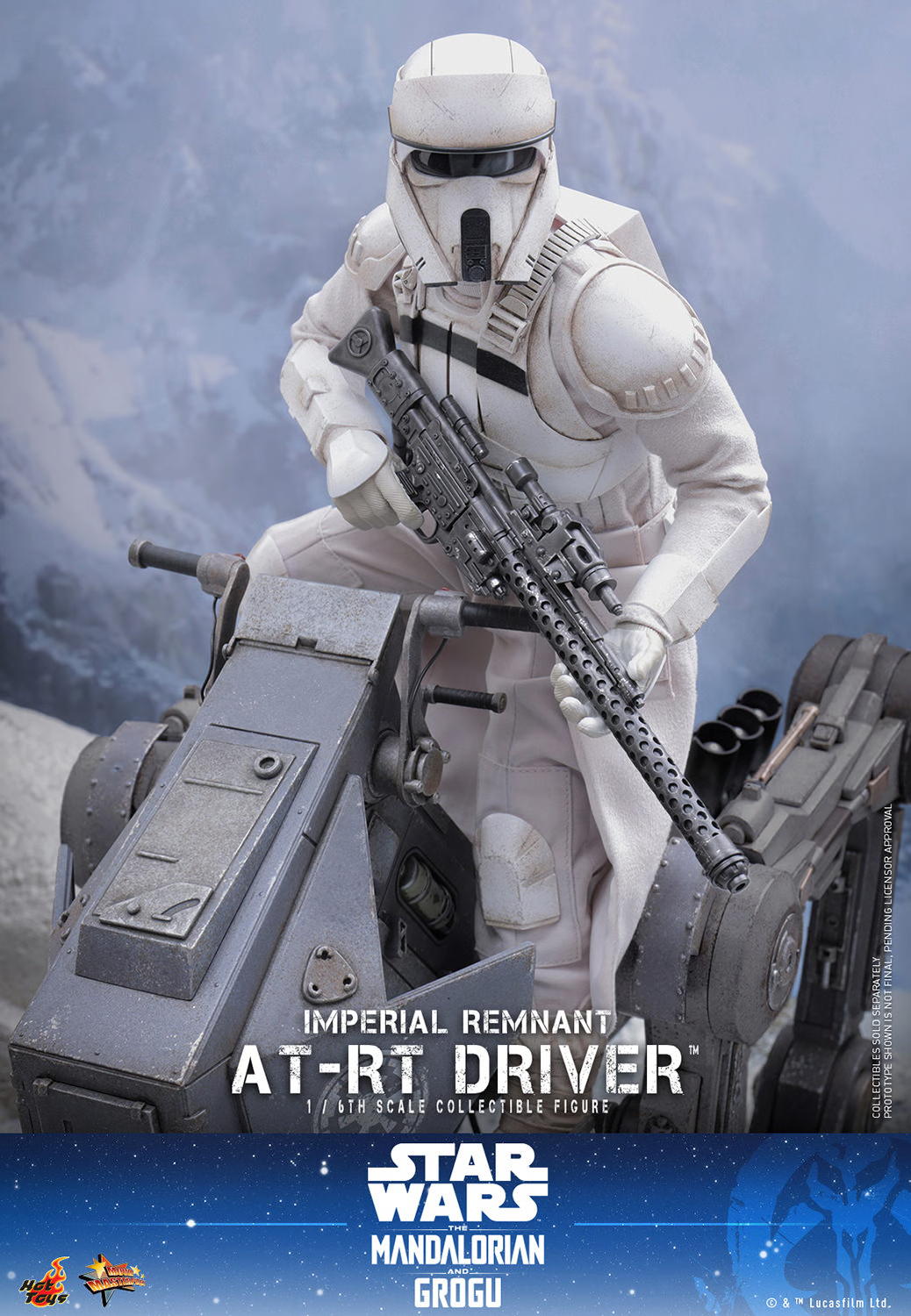 Star Wars: The Mandalorian & Grogu MMS853 Imperial Remnant AT-RT Driver 1/6th Scale Collectible Figure Gallery Image 5