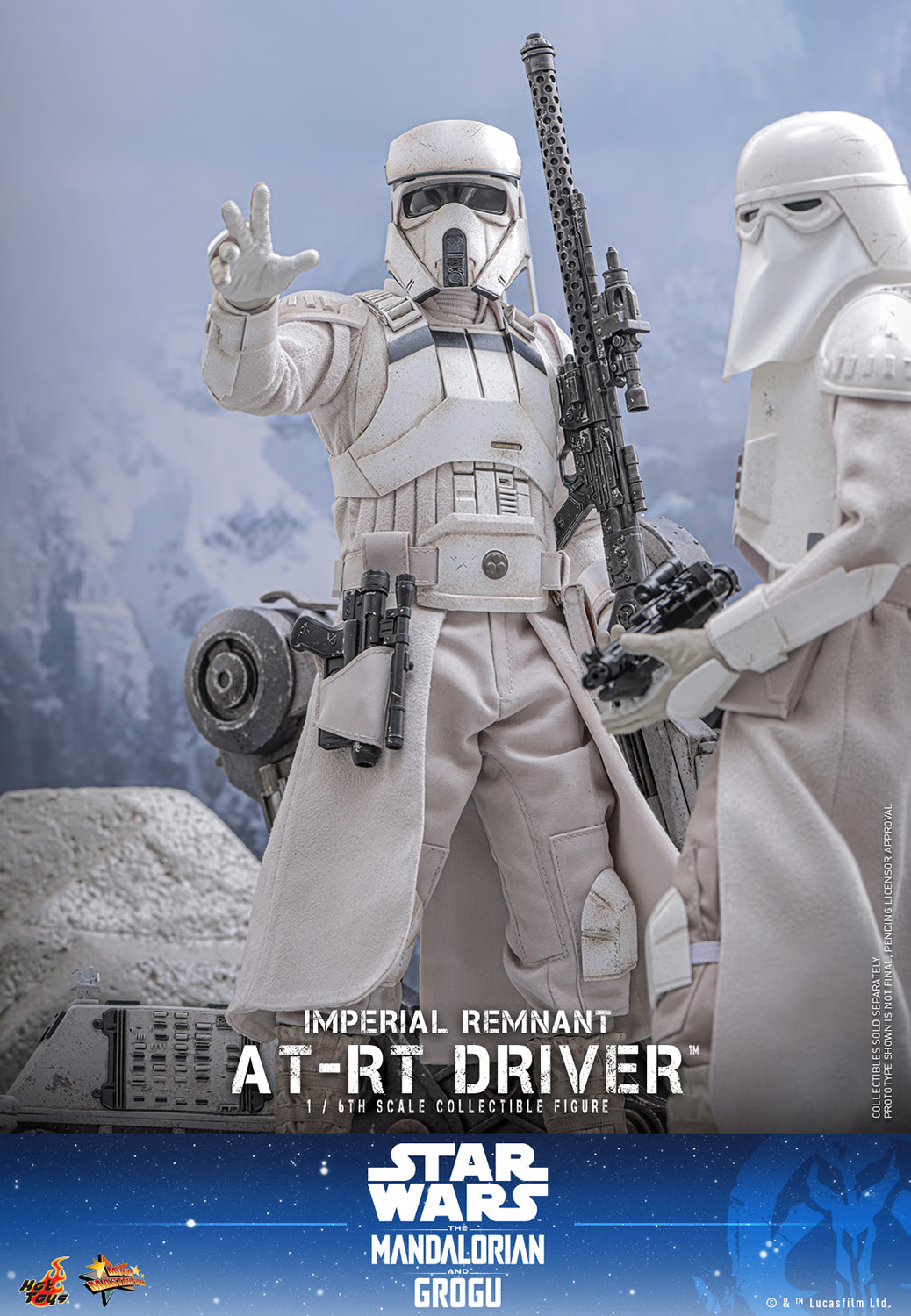 Star Wars: The Mandalorian & Grogu MMS853 Imperial Remnant AT-RT Driver 1/6th Scale Collectible Figure Gallery Image 6