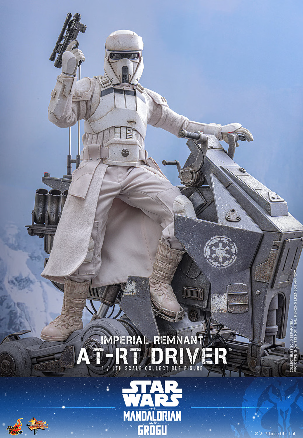 Star Wars: The Mandalorian & Grogu MMS853 Imperial Remnant AT-RT Driver 1/6th Scale Collectible Figure Gallery Image 7