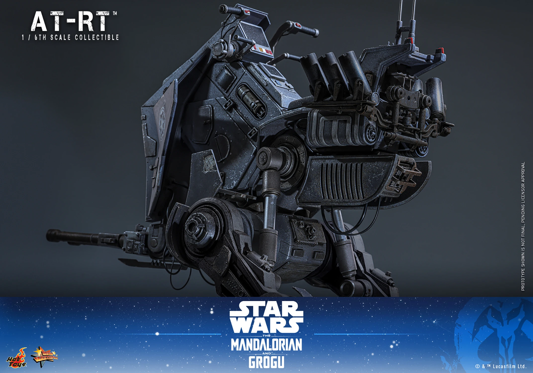Star Wars: The Mandalorian & Grogu MMS874 AT-RT 1/6th Scale Vehicle Accessory Gallery Image 9