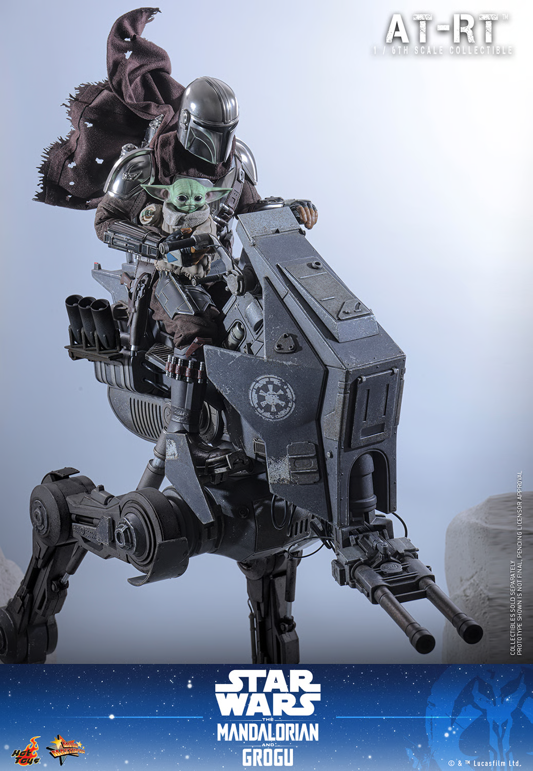 Star Wars: The Mandalorian & Grogu MMS874 AT-RT 1/6th Scale Vehicle Accessory Gallery Image 14
