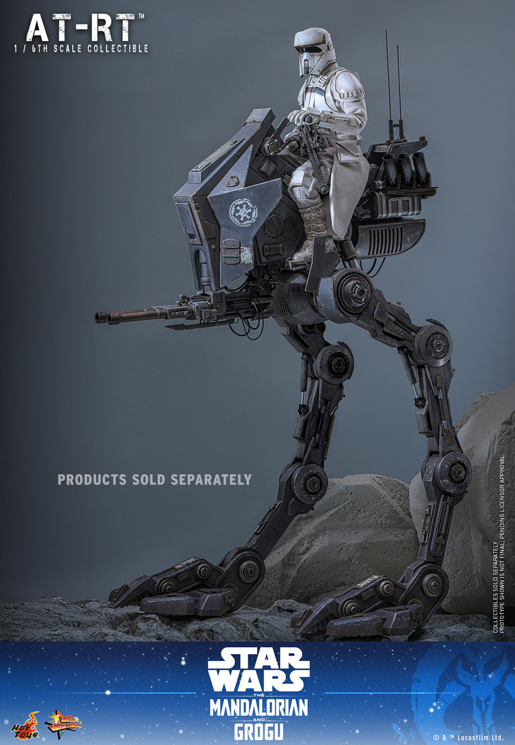 Star Wars: The Mandalorian & Grogu MMS874 AT-RT 1/6th Scale Vehicle Accessory Gallery Image 11