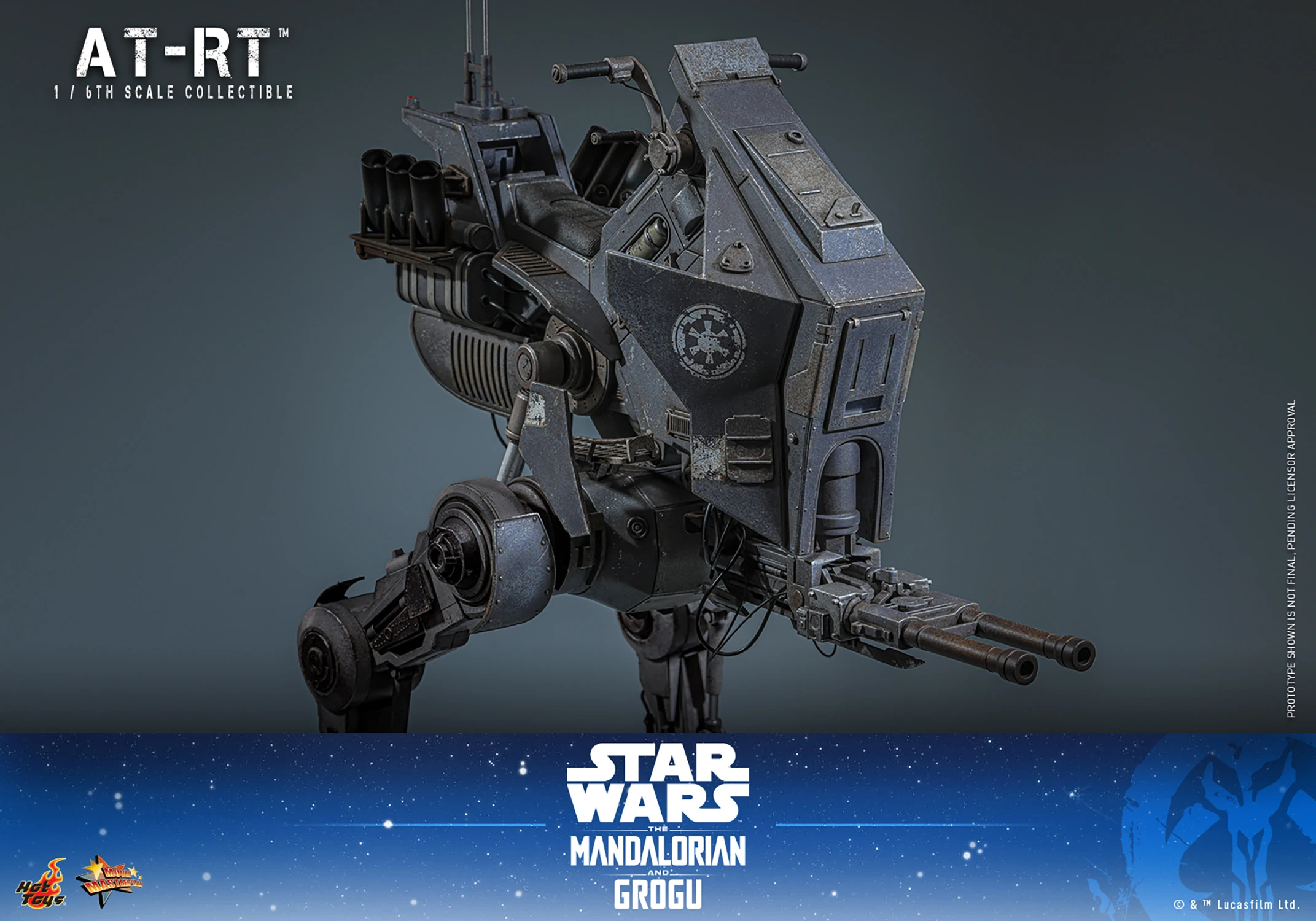 Star Wars: The Mandalorian & Grogu MMS874 AT-RT 1/6th Scale Vehicle Accessory Gallery Image 6