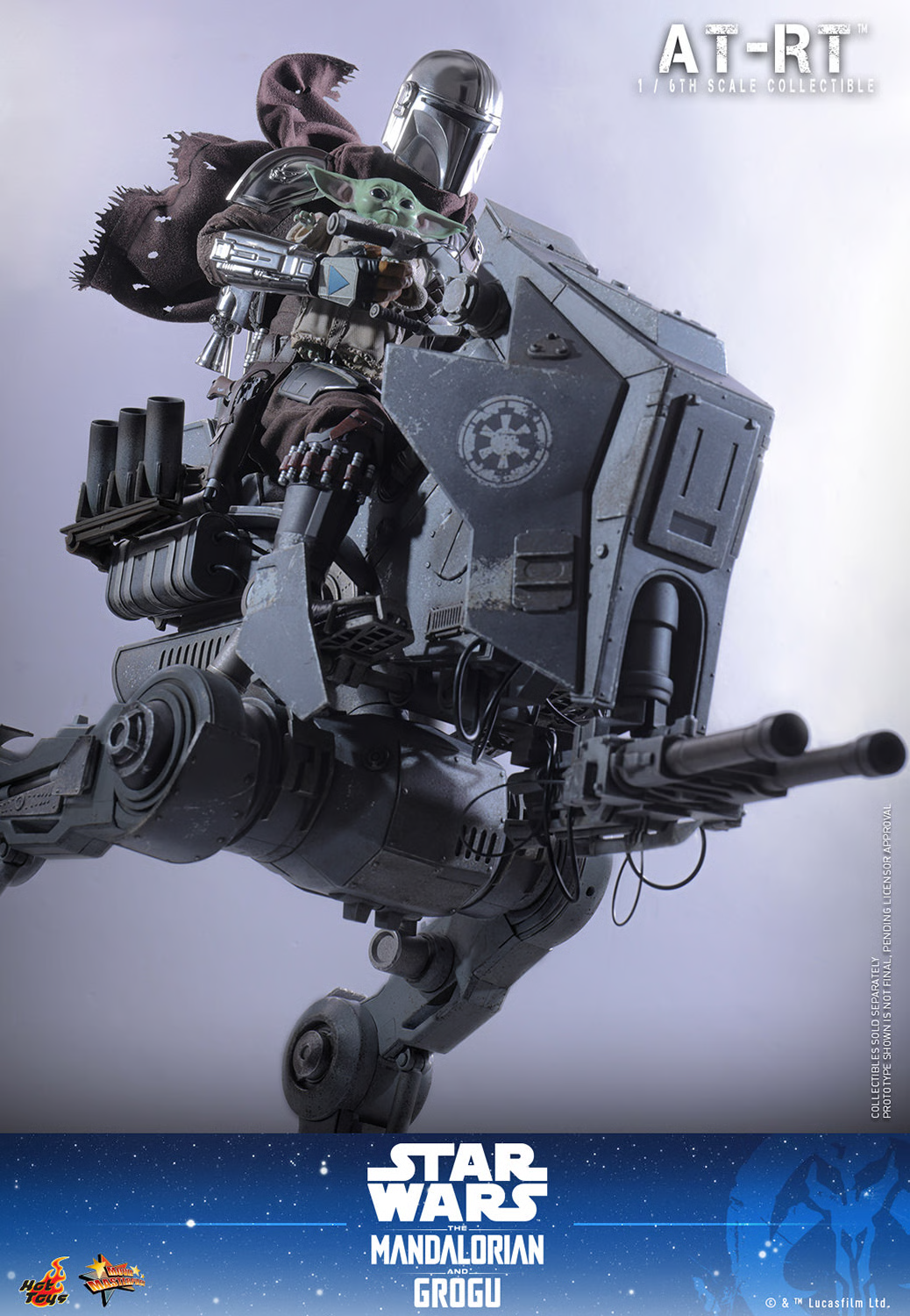 Star Wars: The Mandalorian & Grogu MMS874 AT-RT 1/6th Scale Vehicle Accessory Gallery Image 13