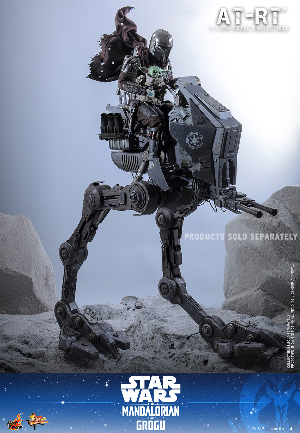 Star Wars: The Mandalorian & Grogu MMS874 AT-RT 1/6th Scale Vehicle Accessory Gallery Image 12