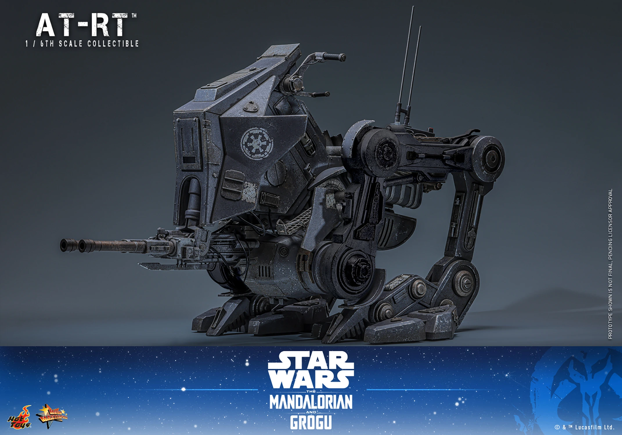 Star Wars: The Mandalorian & Grogu MMS874 AT-RT 1/6th Scale Vehicle Accessory Gallery Image 7