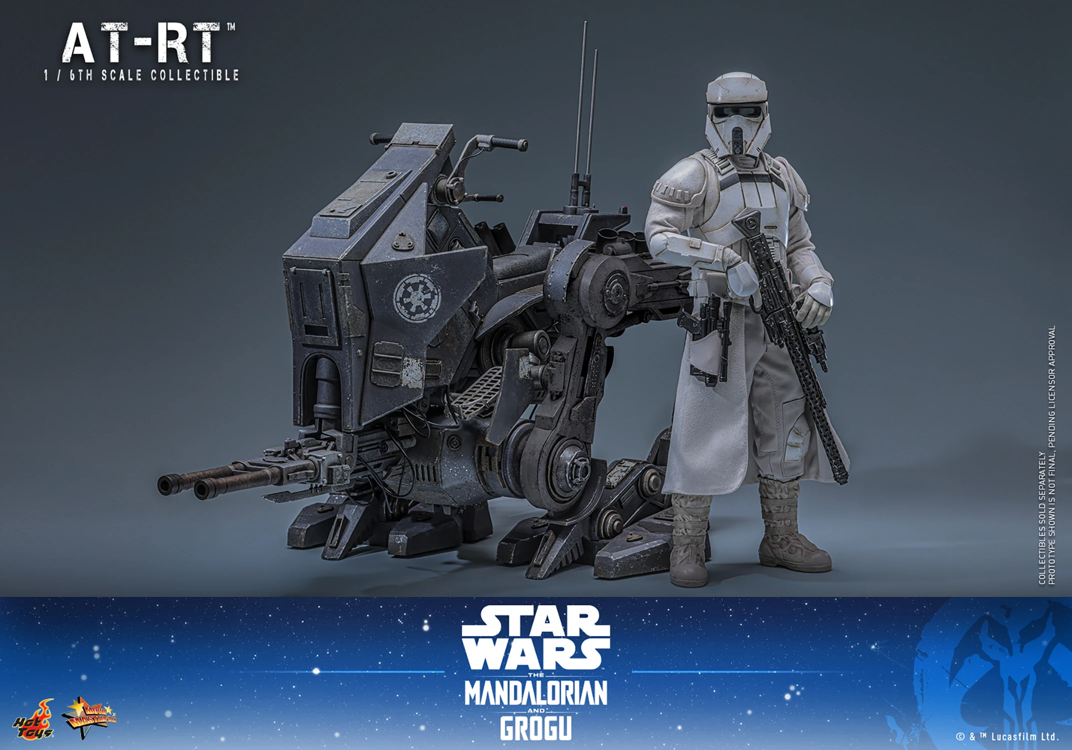 Star Wars: The Mandalorian & Grogu MMS874 AT-RT 1/6th Scale Vehicle Accessory Gallery Image 10