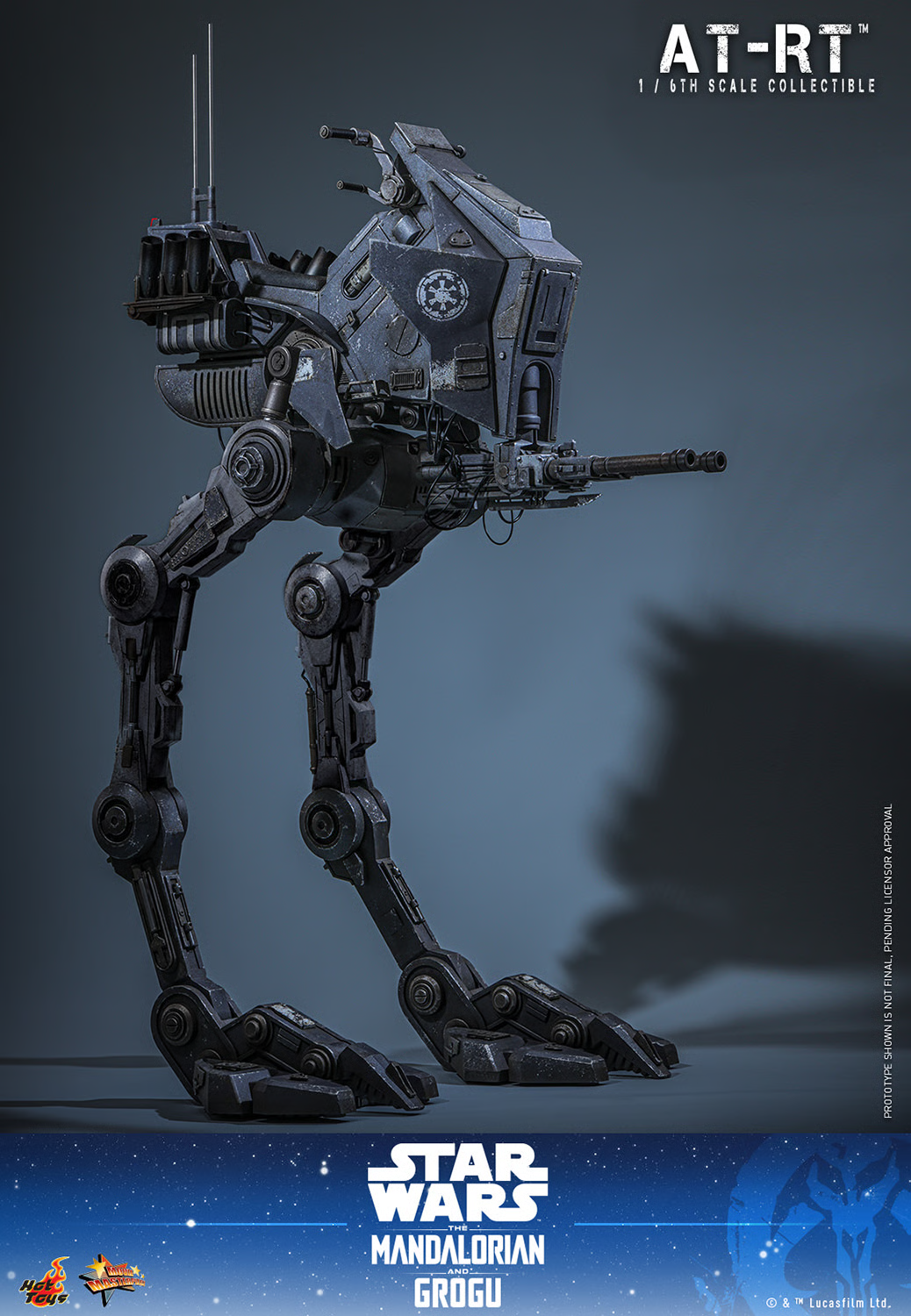 Star Wars: The Mandalorian & Grogu MMS874 AT-RT 1/6th Scale Vehicle Accessory Gallery Image 4