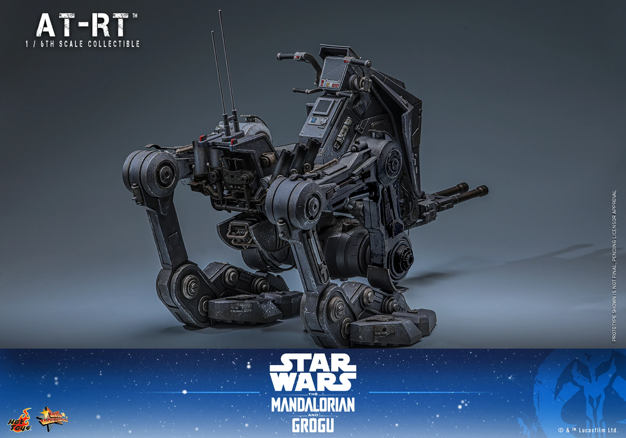 Star Wars: The Mandalorian & Grogu MMS874 AT-RT 1/6th Scale Vehicle Accessory Gallery Image 8