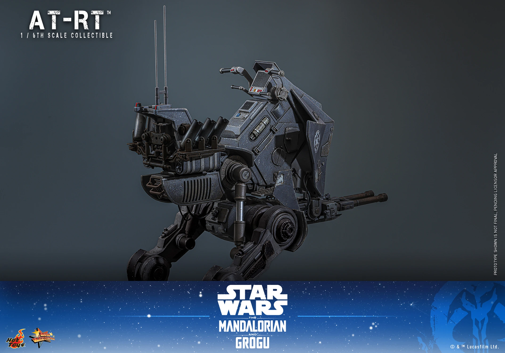 Star Wars: The Mandalorian & Grogu MMS874 AT-RT 1/6th Scale Vehicle Accessory Gallery Image 5