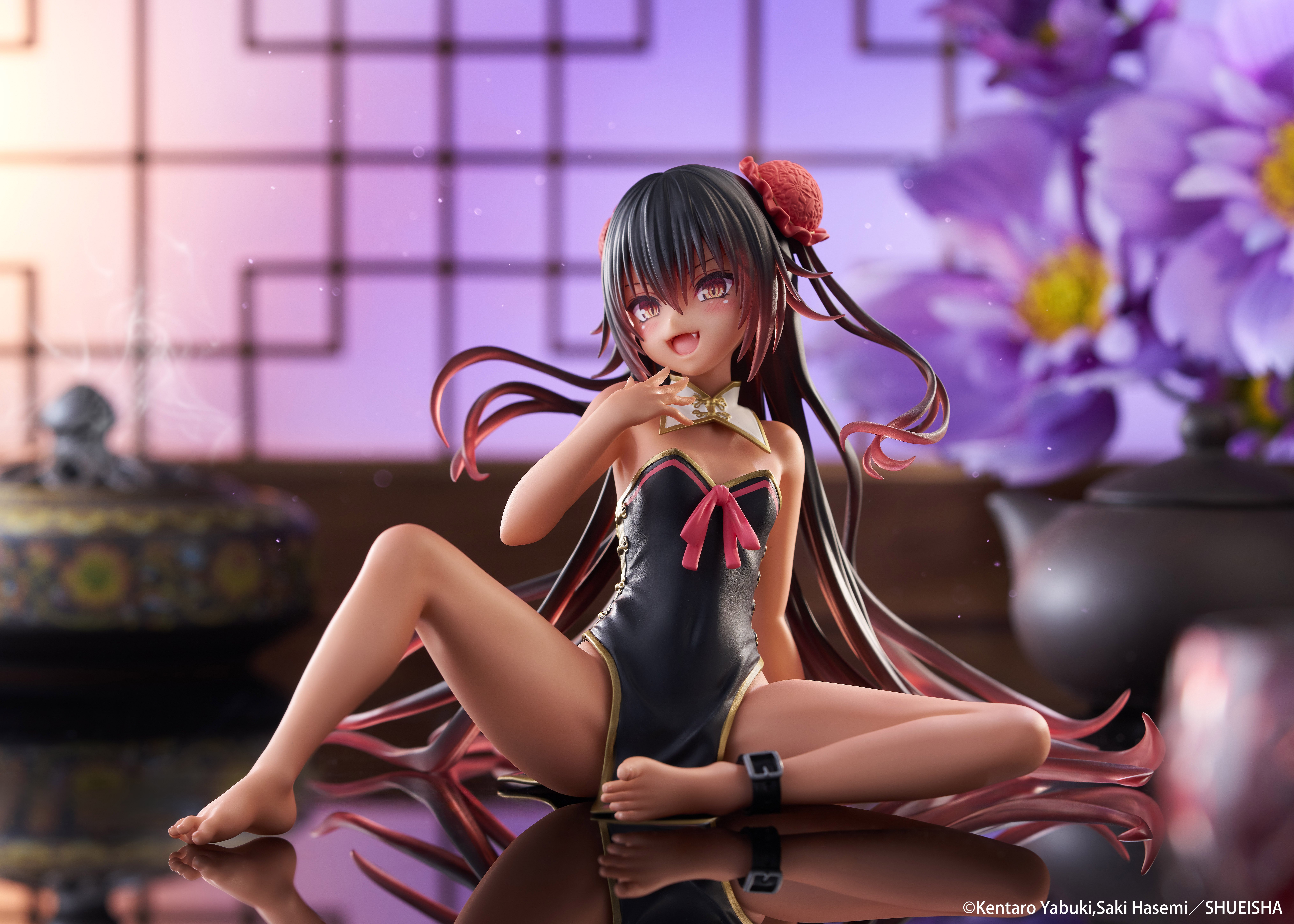 リペイント　To LOVEる-ダークネス Desktop Cute ネメシス To Love-Ru Darkness Desktop Cute Nemesis (Chinese Dress Ver.) Figure