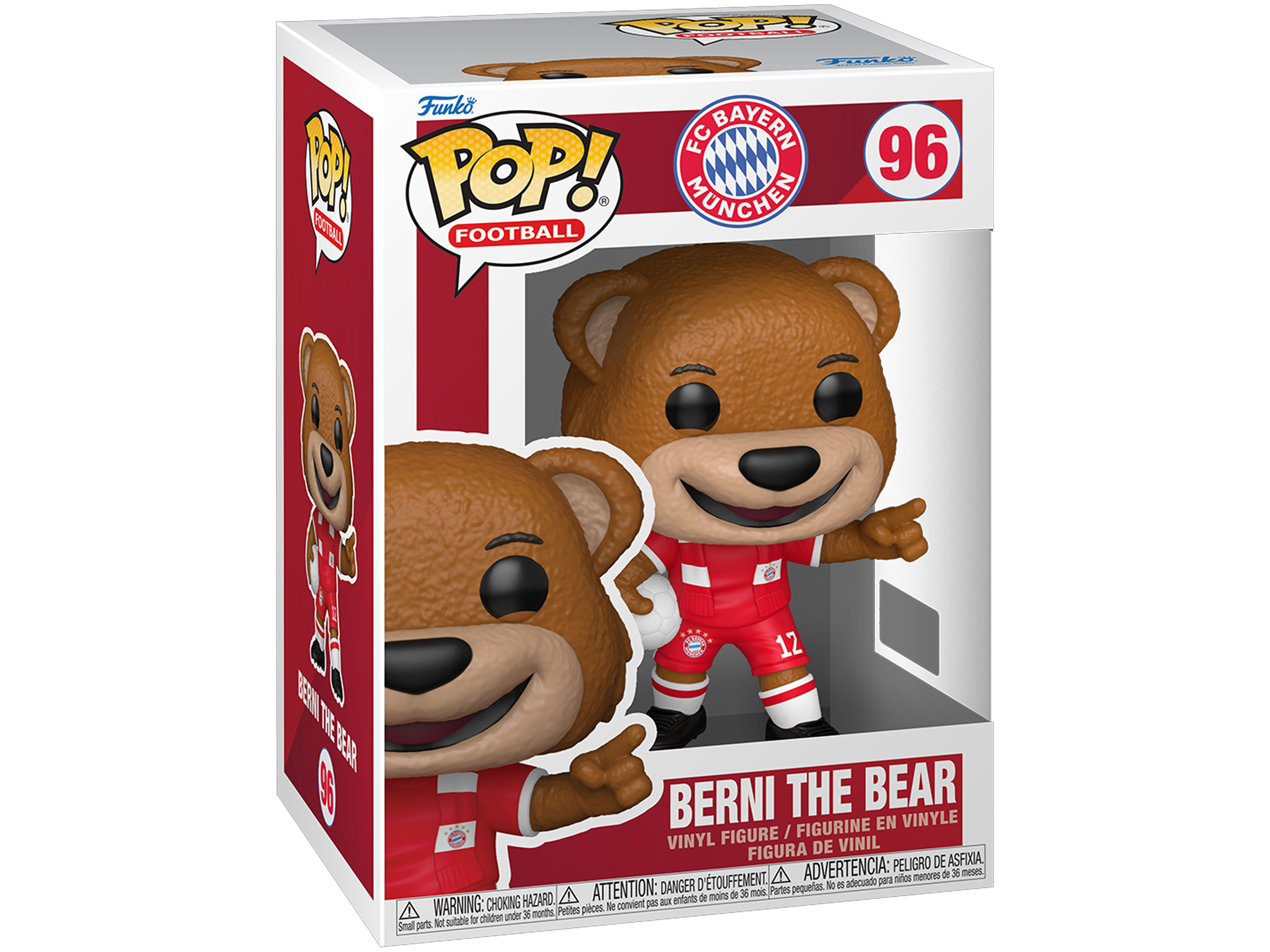 FC Bayern Munich Pop! Football #96 Berni the Bear Gallery Image 3