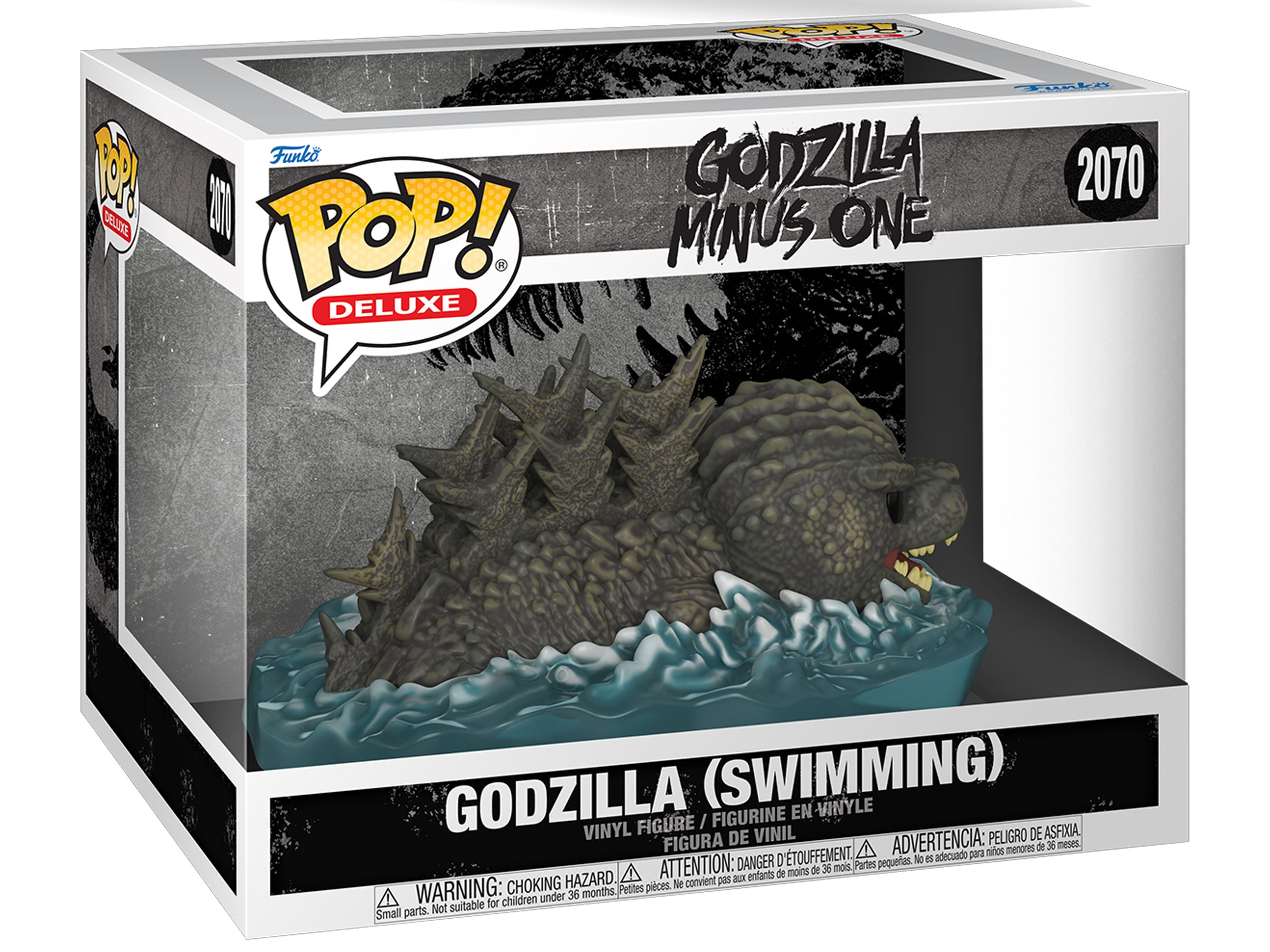 Godzilla Minus One Pop! Deluxe #2070 Godzilla (Swimming) Figure