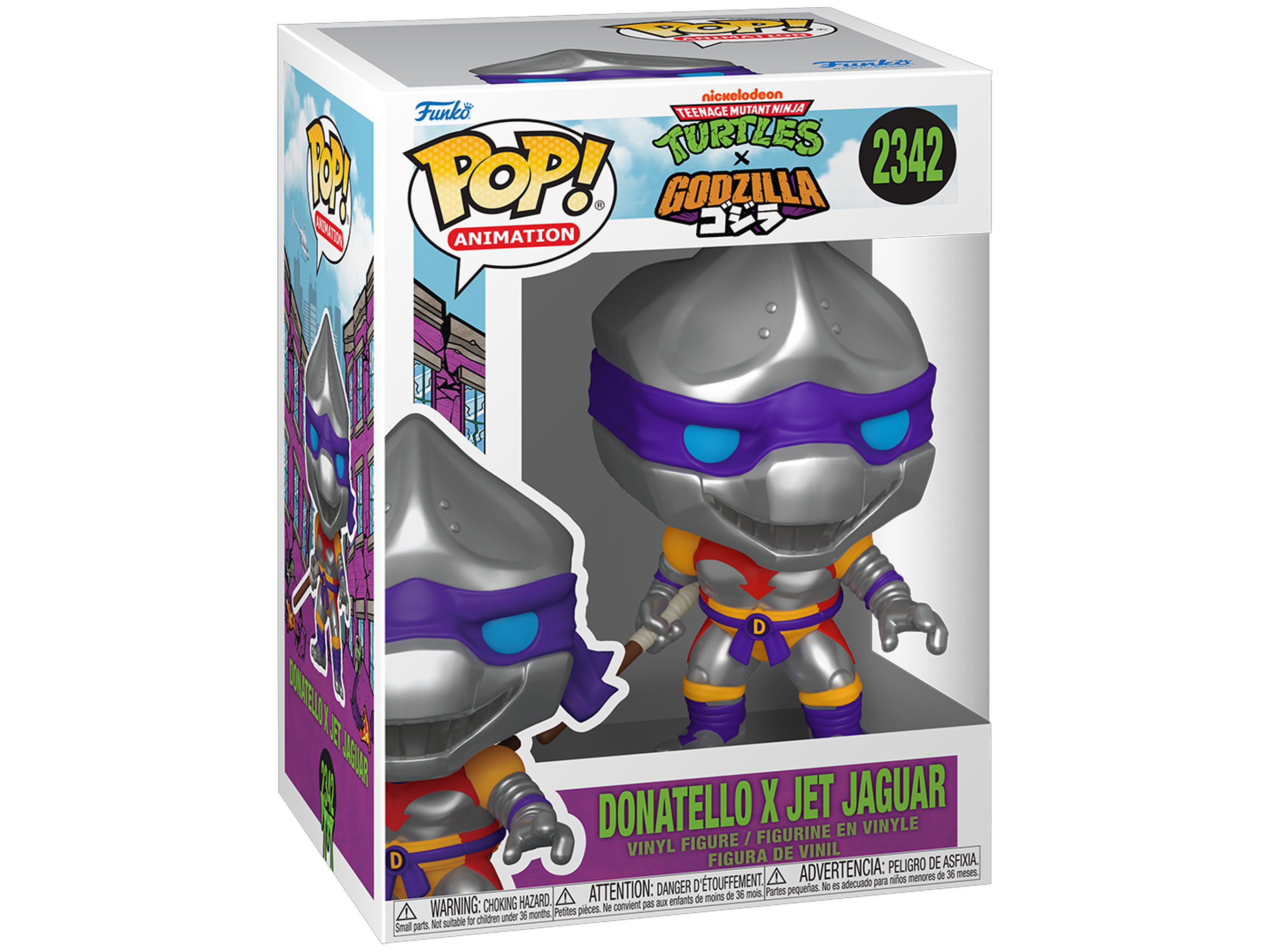 Teenage Mutant Ninja Turtles x Godzilla Pop! Animation #2342