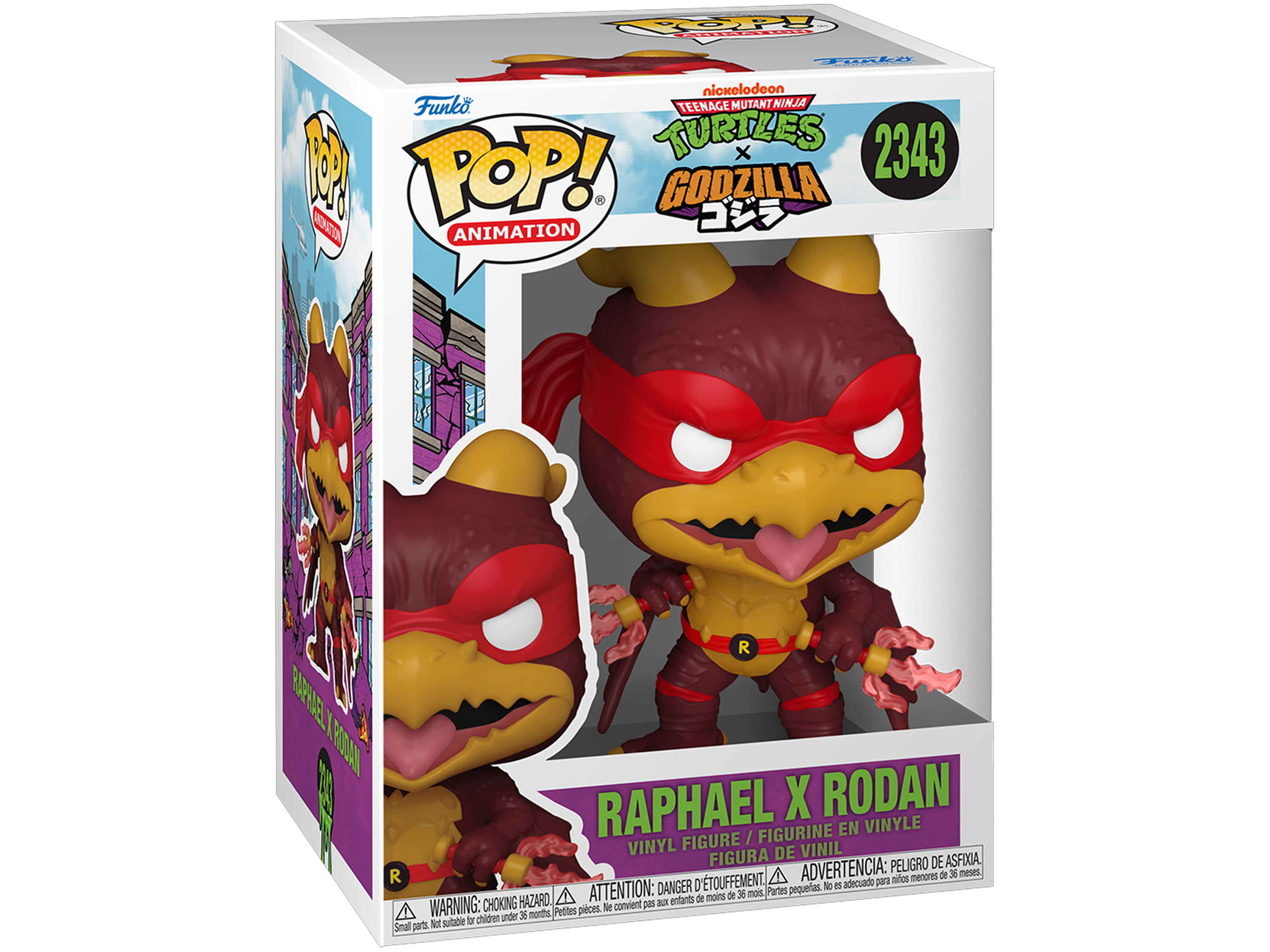 Teenage Mutant Ninja Turtles x Godzilla Pop! Animation #2343