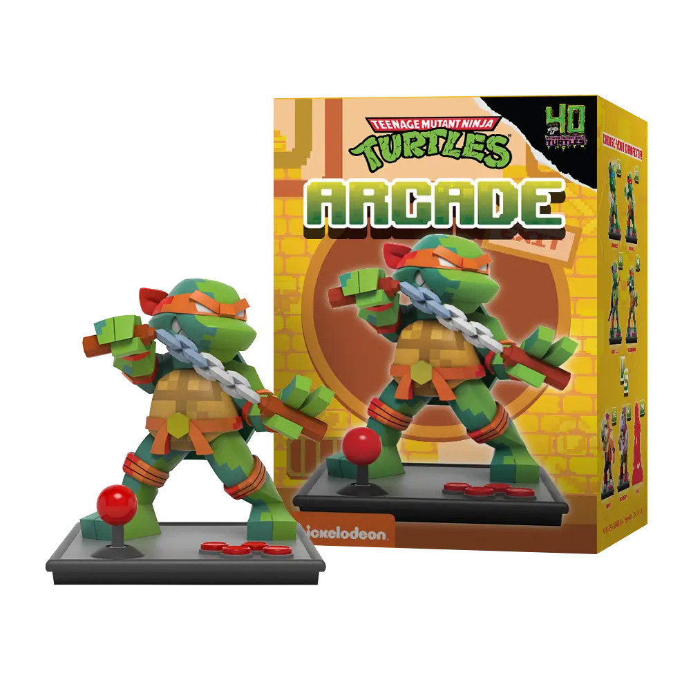 Teenage Mutant Ninja Turtles Arcade Series Box of 6 Figures Gallery Image 7
