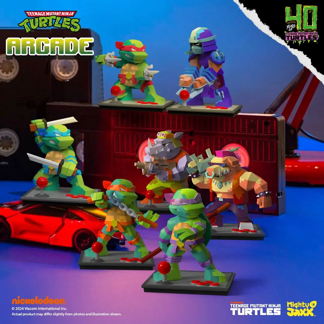 Teenage Mutant Ninja Turtles Arcade Series Box of 6 Figures