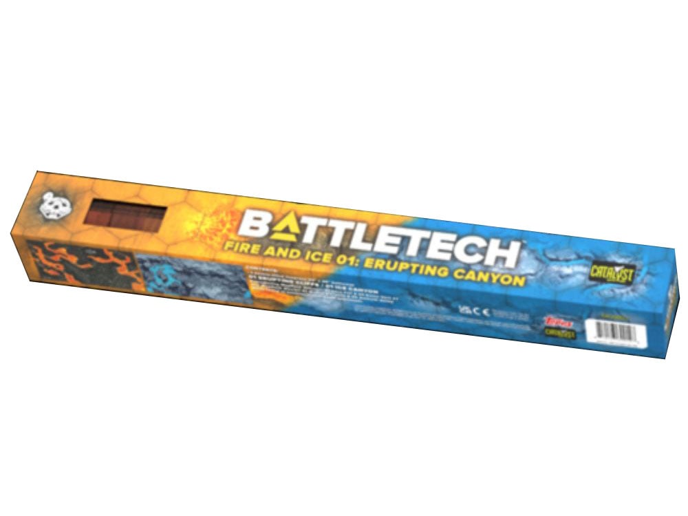BattleTech: BattleMat: Fire & Ice 01: Erupting Canyon Gallery Image 1