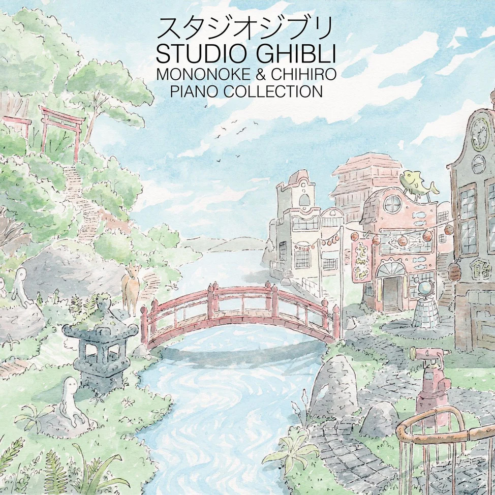 Studio Ghibli Mononoke & Chihiro Piano Collection Vinyl 2XLP Gallery Image 3