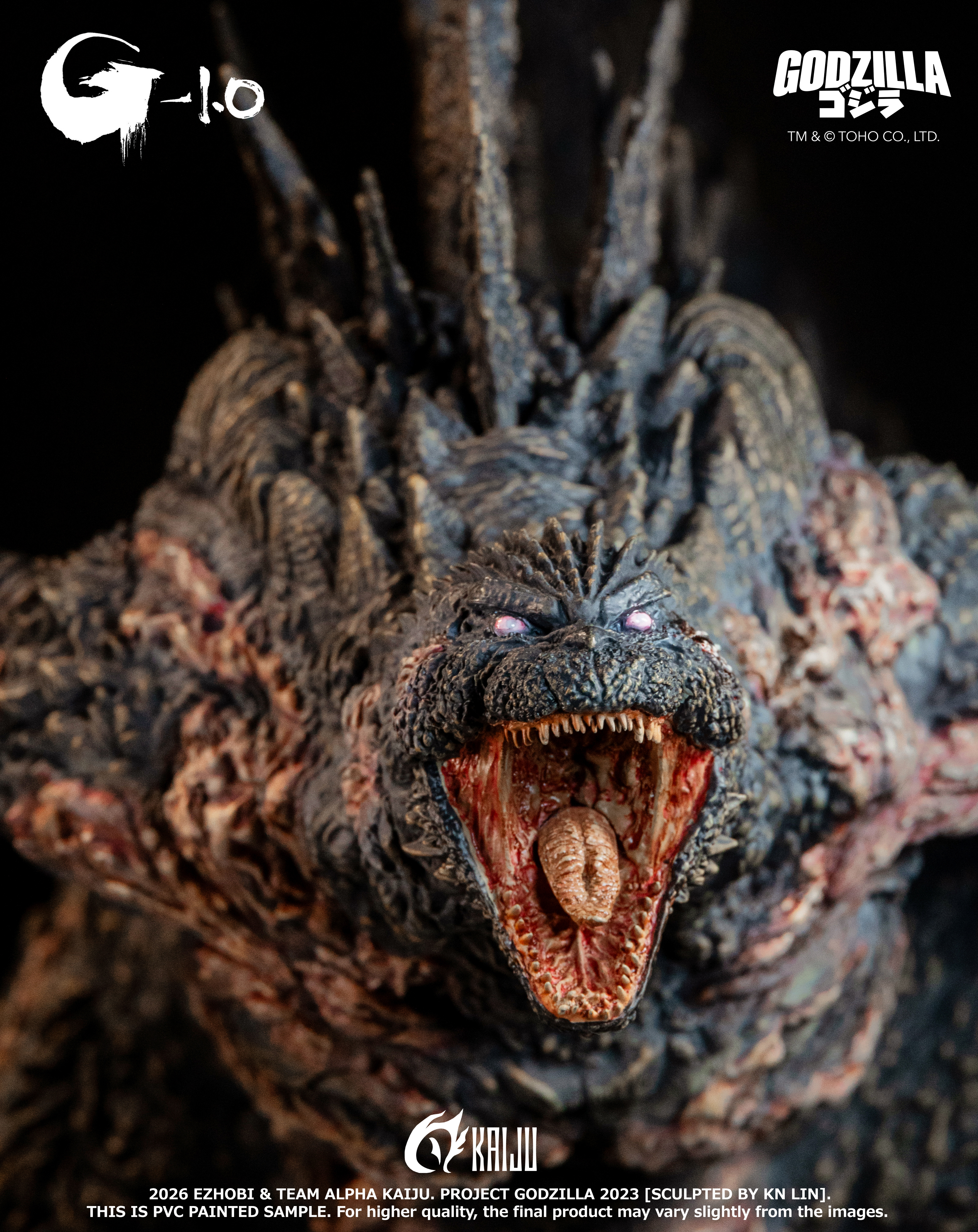 Godzilla Minus One (2023) Alpha Kaiju Series Godzilla (Final Roaring Ver.) Limited Edition Statue Gallery Image 6