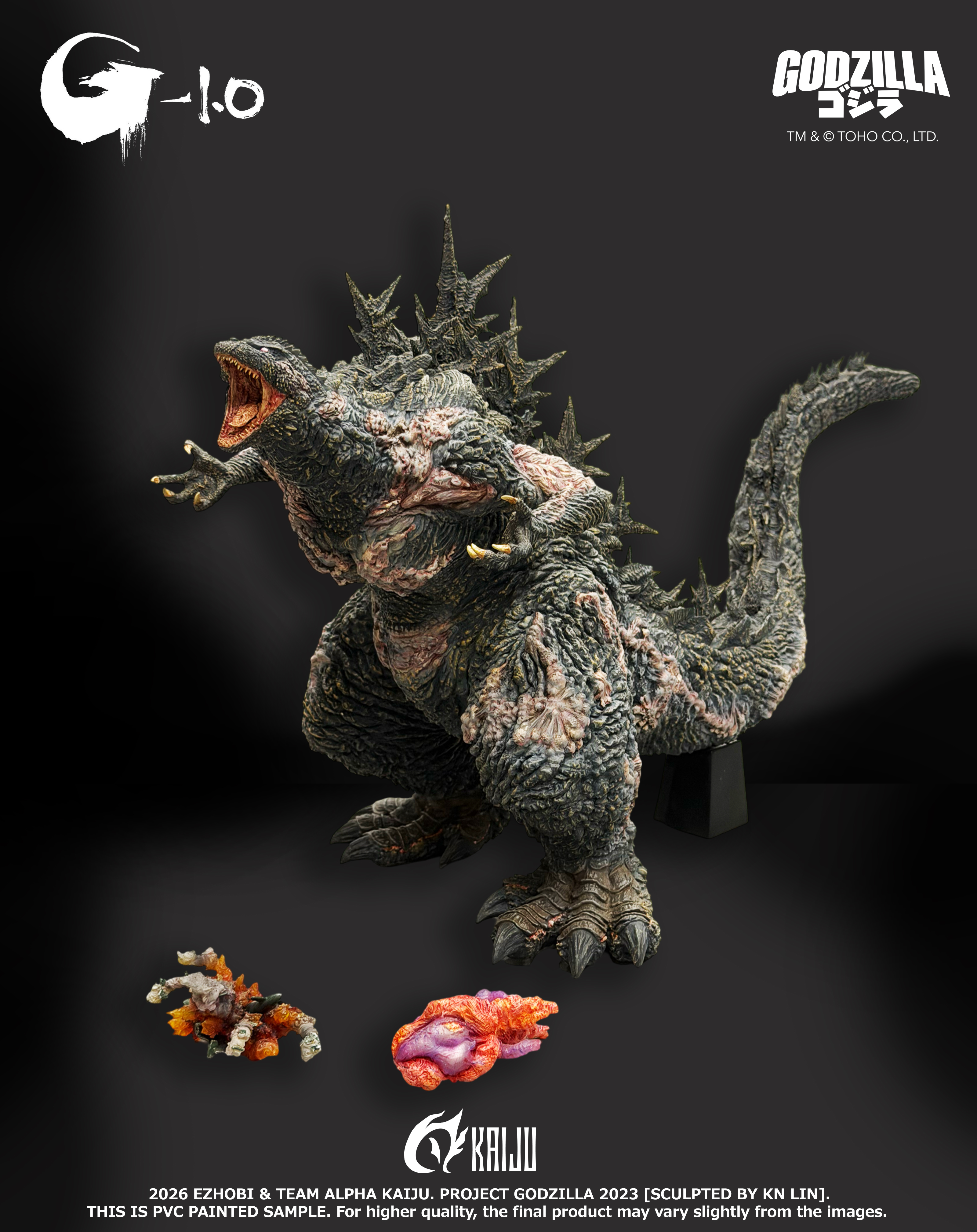 Godzilla Minus One (2023) Alpha Kaiju Series Godzilla (Final Roaring Ver.) Limited Edition Statue Gallery Image 3