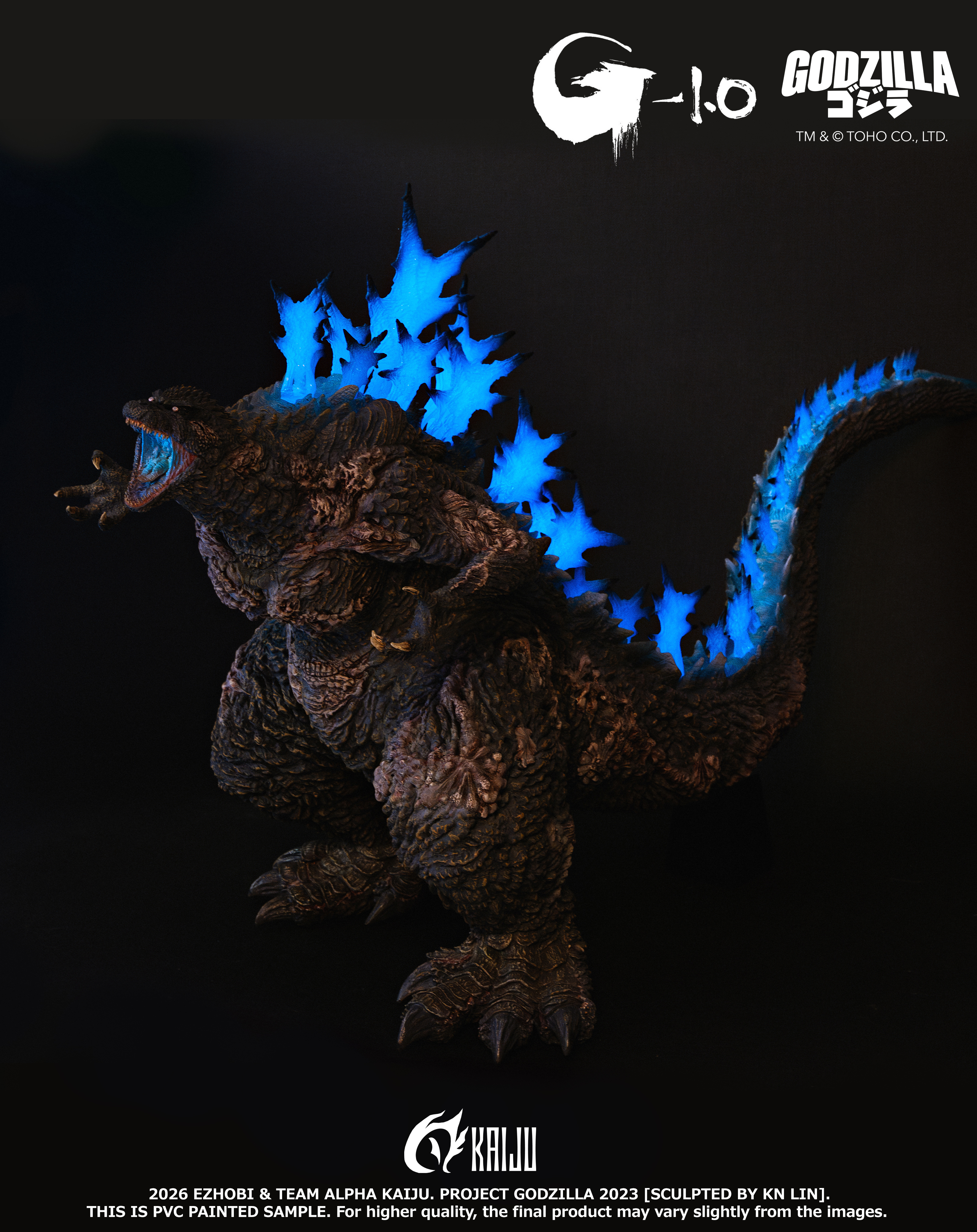 Godzilla Minus One (2023) Alpha Kaiju Series Godzilla (Lethal Heat Ray Glow in the Dark Ver.) Limited Edition Statue Gallery Image 3