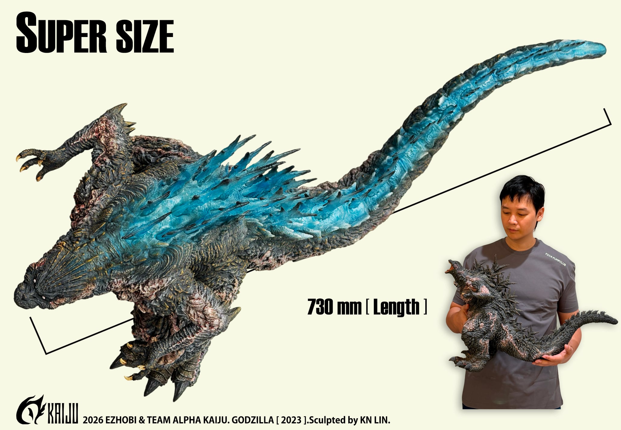 Godzilla Minus One (2023) Alpha Kaiju Series Godzilla (Lethal Heat
