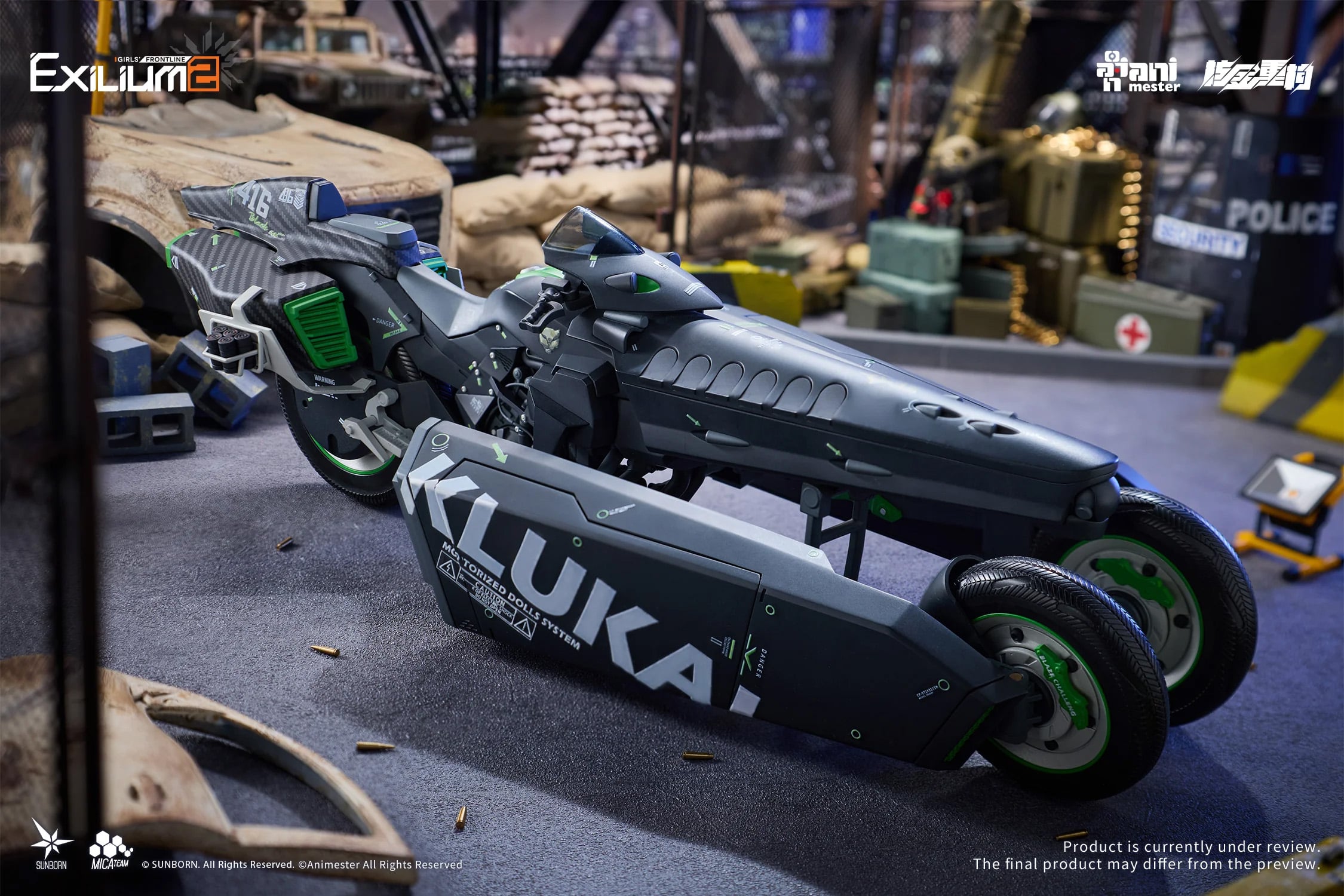 Girls' Frontline 2: Exilium Motorcycle (Klukai Ver.) 1/12 Scale