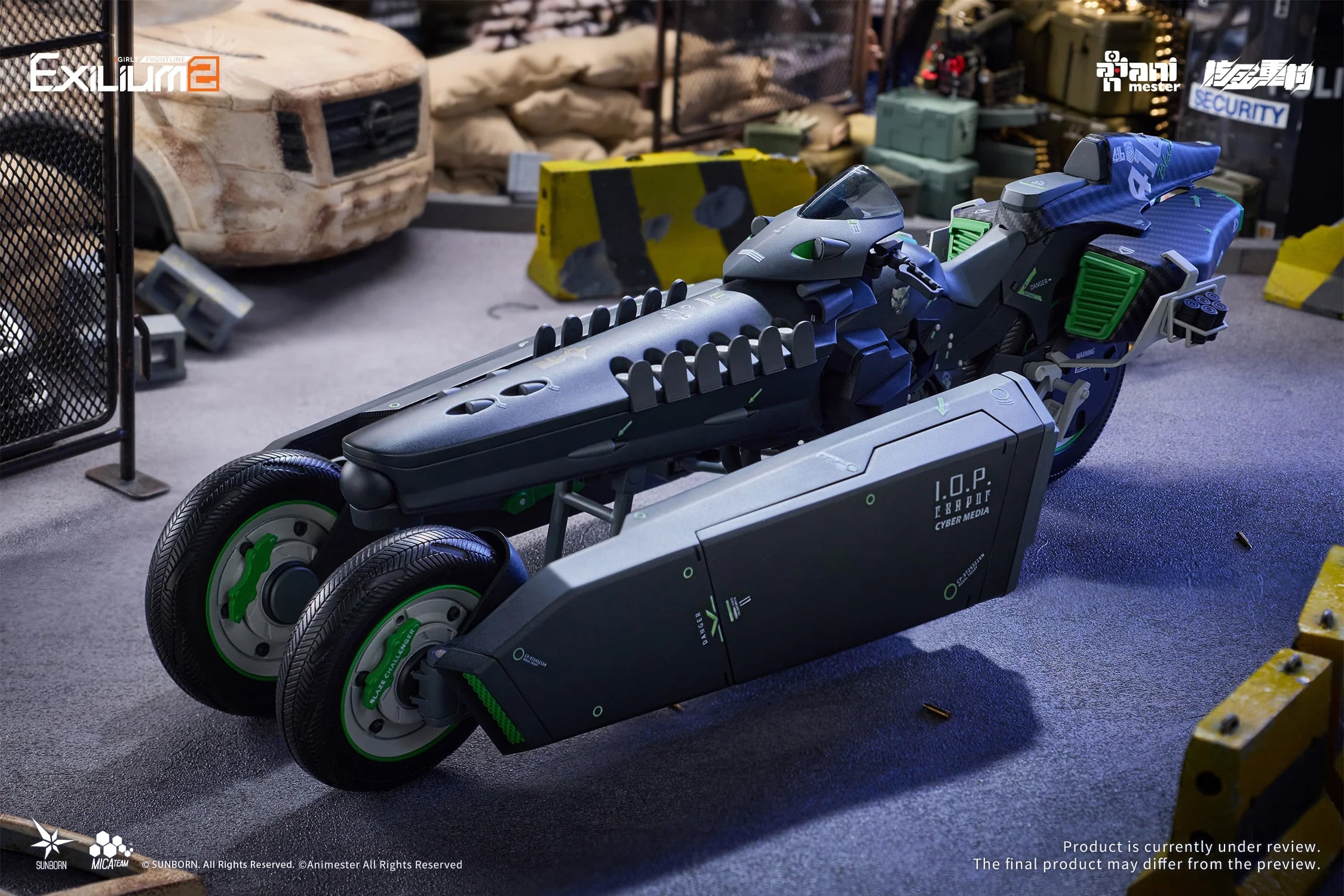 Girls' Frontline 2: Exilium Motorcycle (Klukai Ver.) 1/12 Scale Vehicle Gallery Image 3