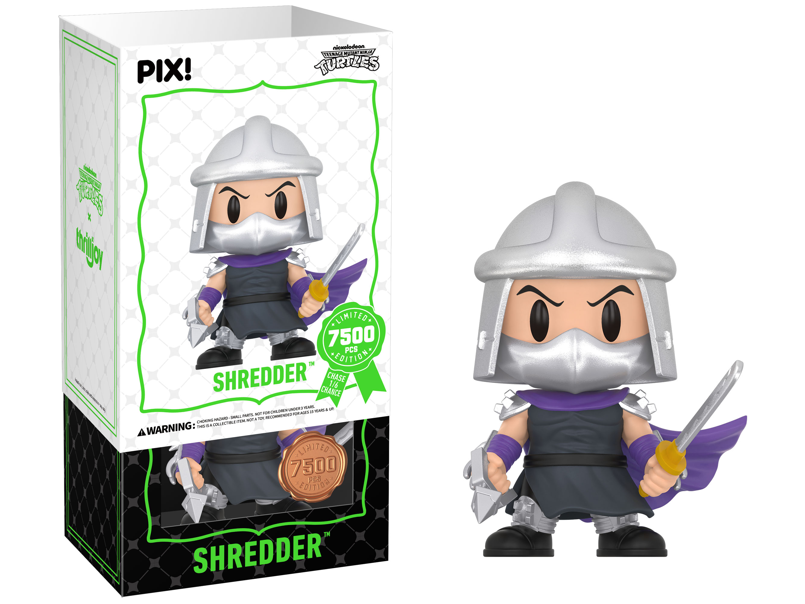 Teenage Mutant Ninja Turtles PIX! Shredder Limited Edition Figure Gallery Image 4