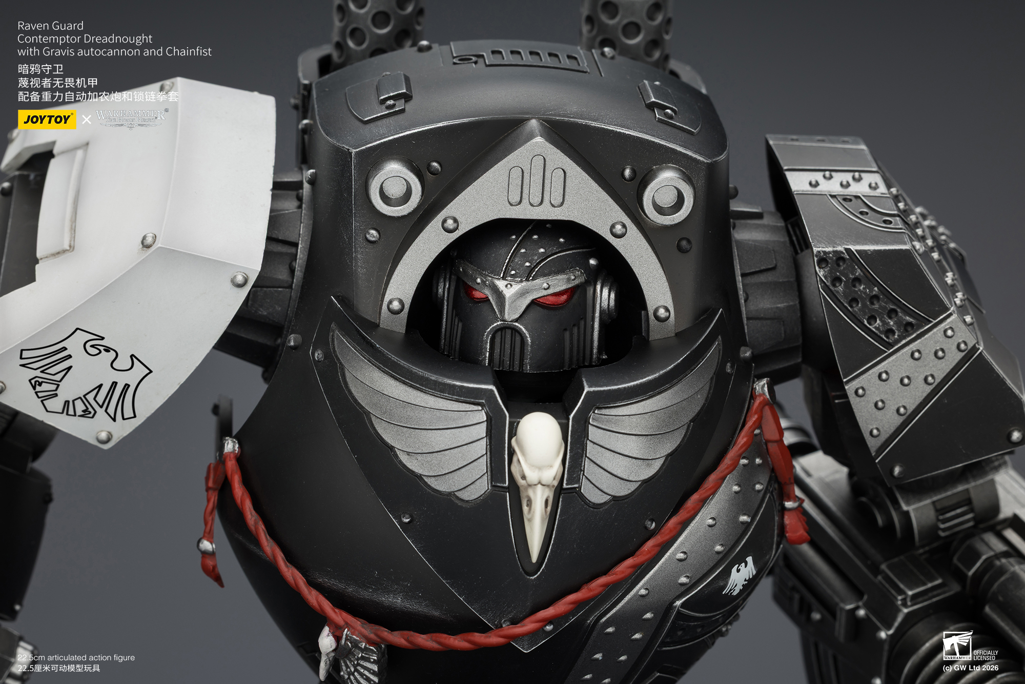 Warhammer: The Horus Heresy Raven Guard Contemptor Dreadnought 1/18 Scale Action Figure Gallery Image 12